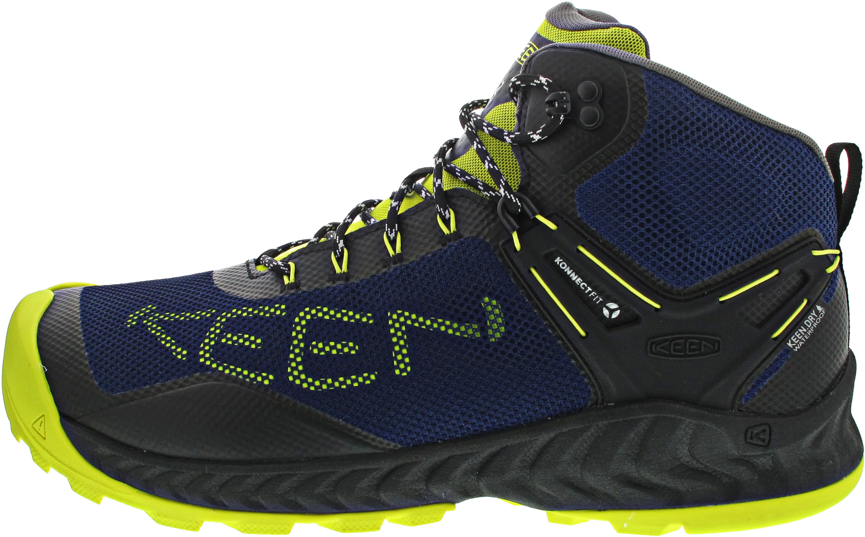 KEEN Nxis Evo Mid WP Wanderstiefel Blau - Image 4