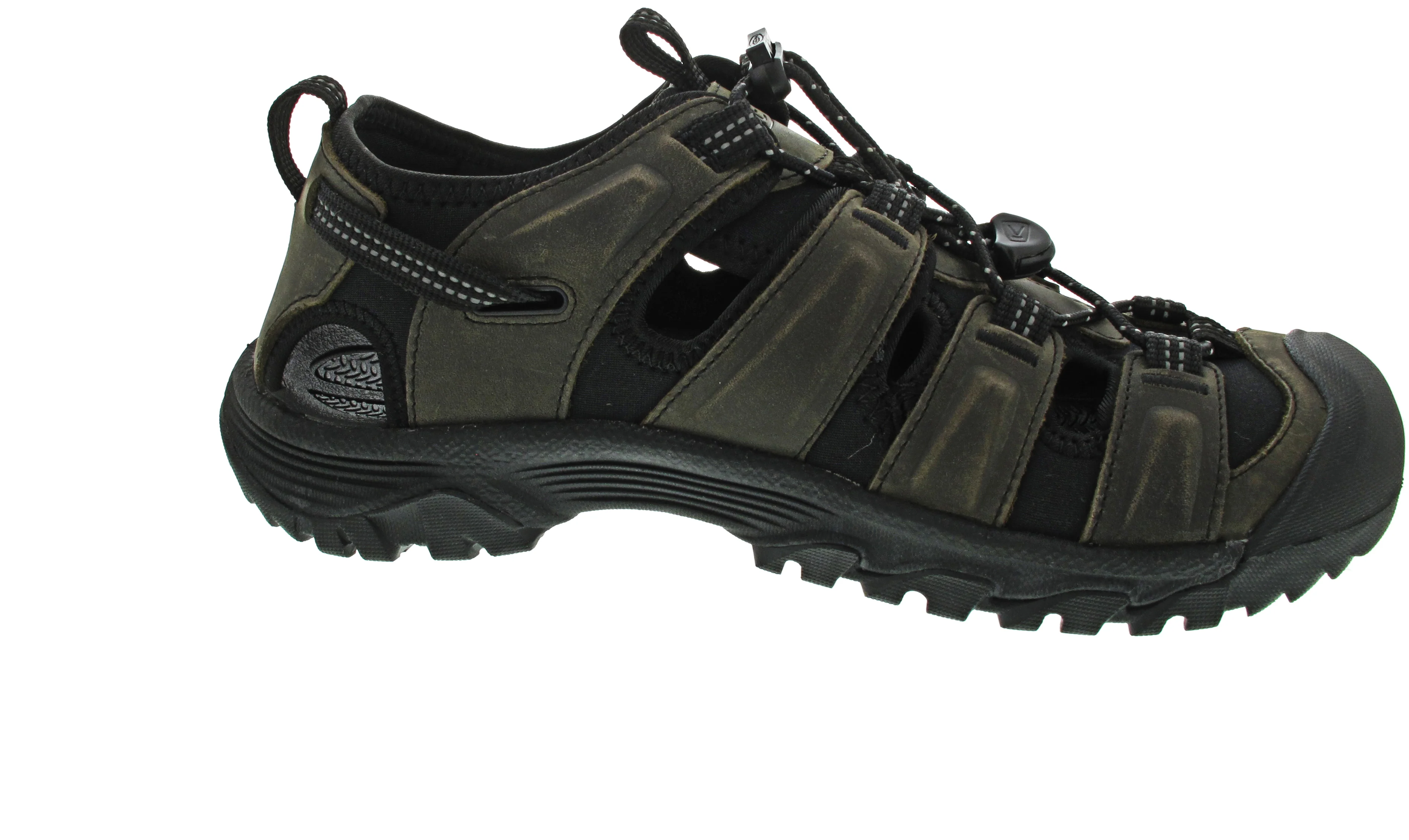 KEEN Targhee Sandal Leather Sandale Grau - Image 18