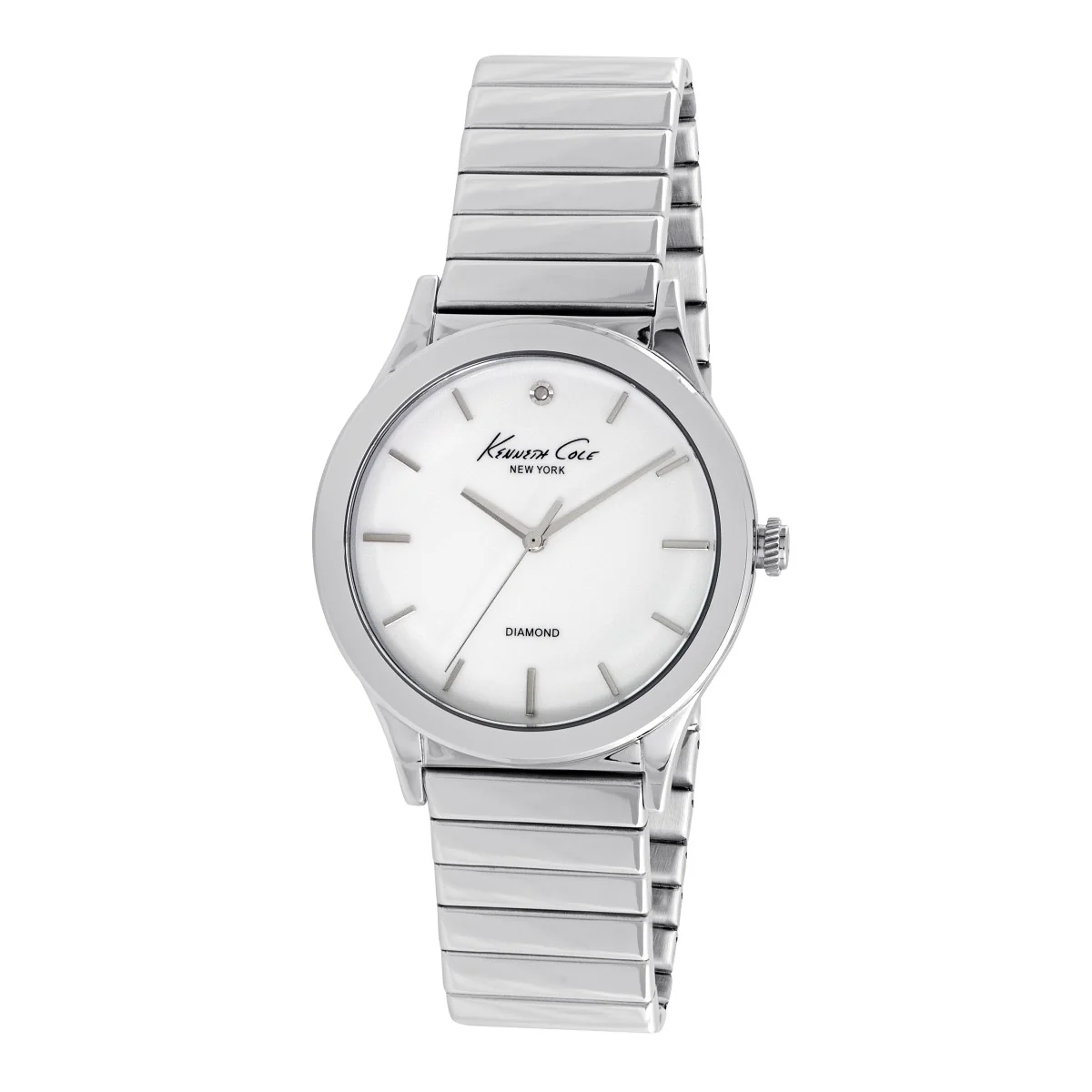 Kenneth Cole New York Damen-Armbanduhr Analog Quarz Edelstahl 10024370