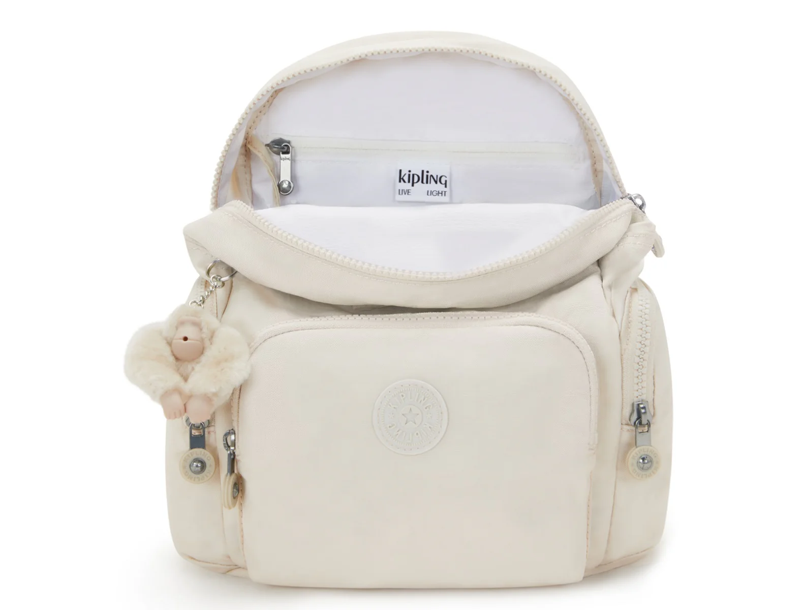 Kipling City Zip Mini 9 Liter Rucksack KI6046 Hideaway Beige - Image 7