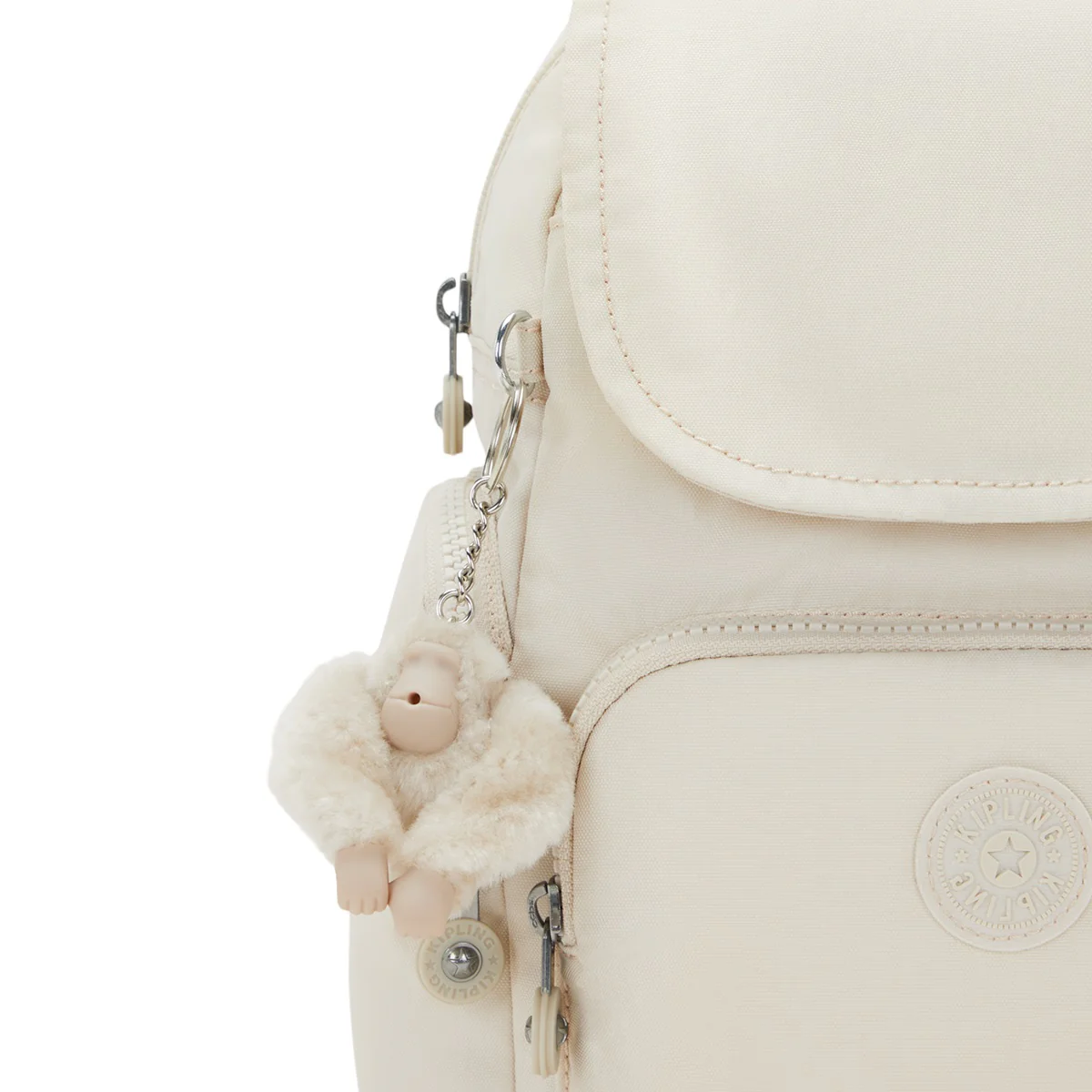 Kipling City Zip Mini 9 Liter Rucksack KI6046 Hideaway Beige - Image 8
