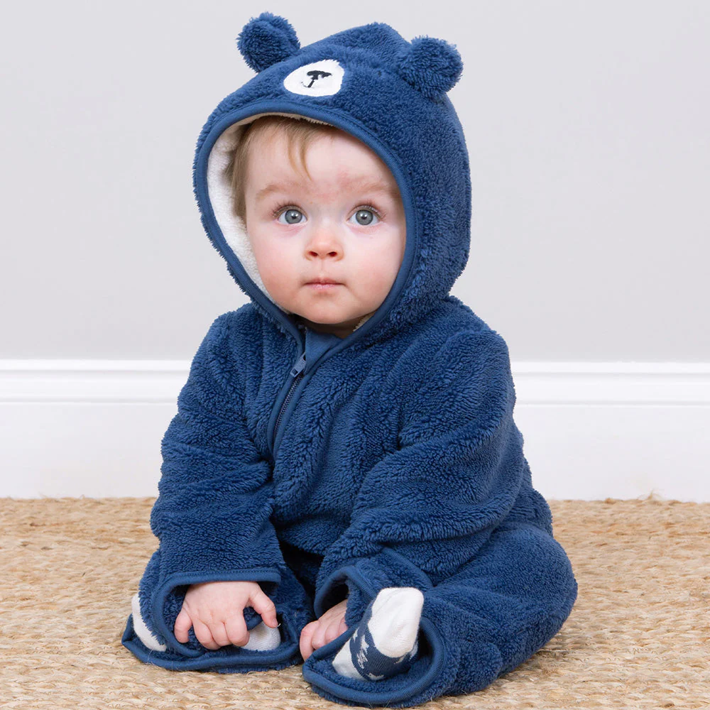 Kite Baby Mr Bear Fleece Onesie - Image 13