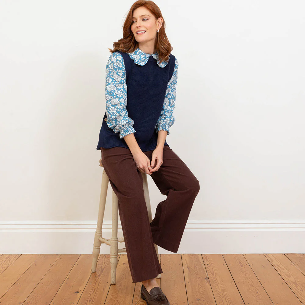 Kite Damen Motcombe Cordhose Weites Bein Bio-Baumwolle - Image 21