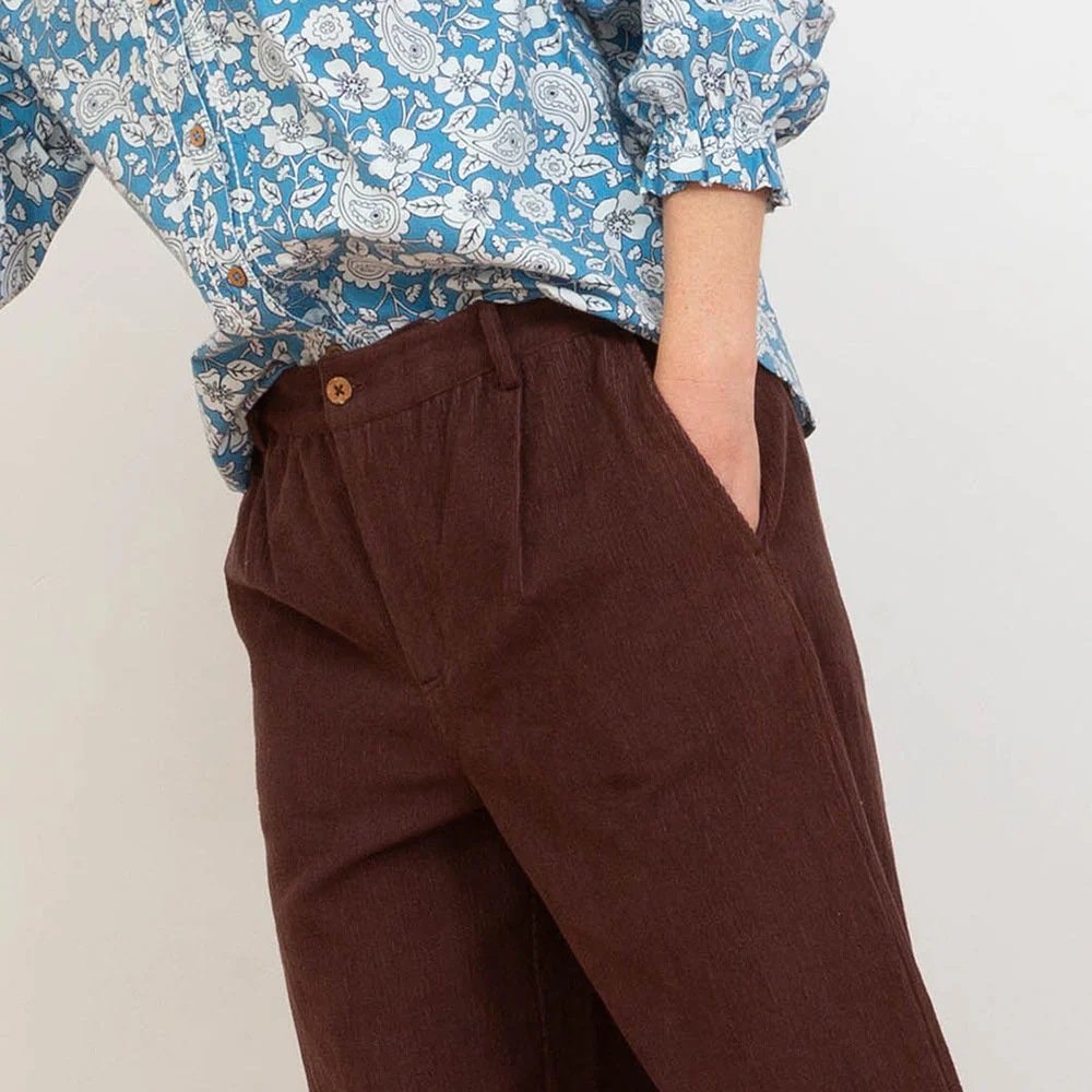 Kite Damen Motcombe Cordhose Weites Bein Bio-Baumwolle - Image 27