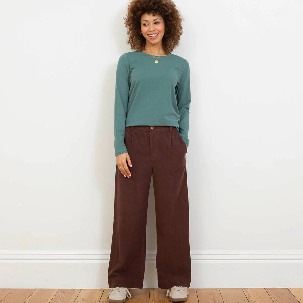Kite Damen Motcombe Cordhose Weites Bein Bio-Baumwolle - Image 8