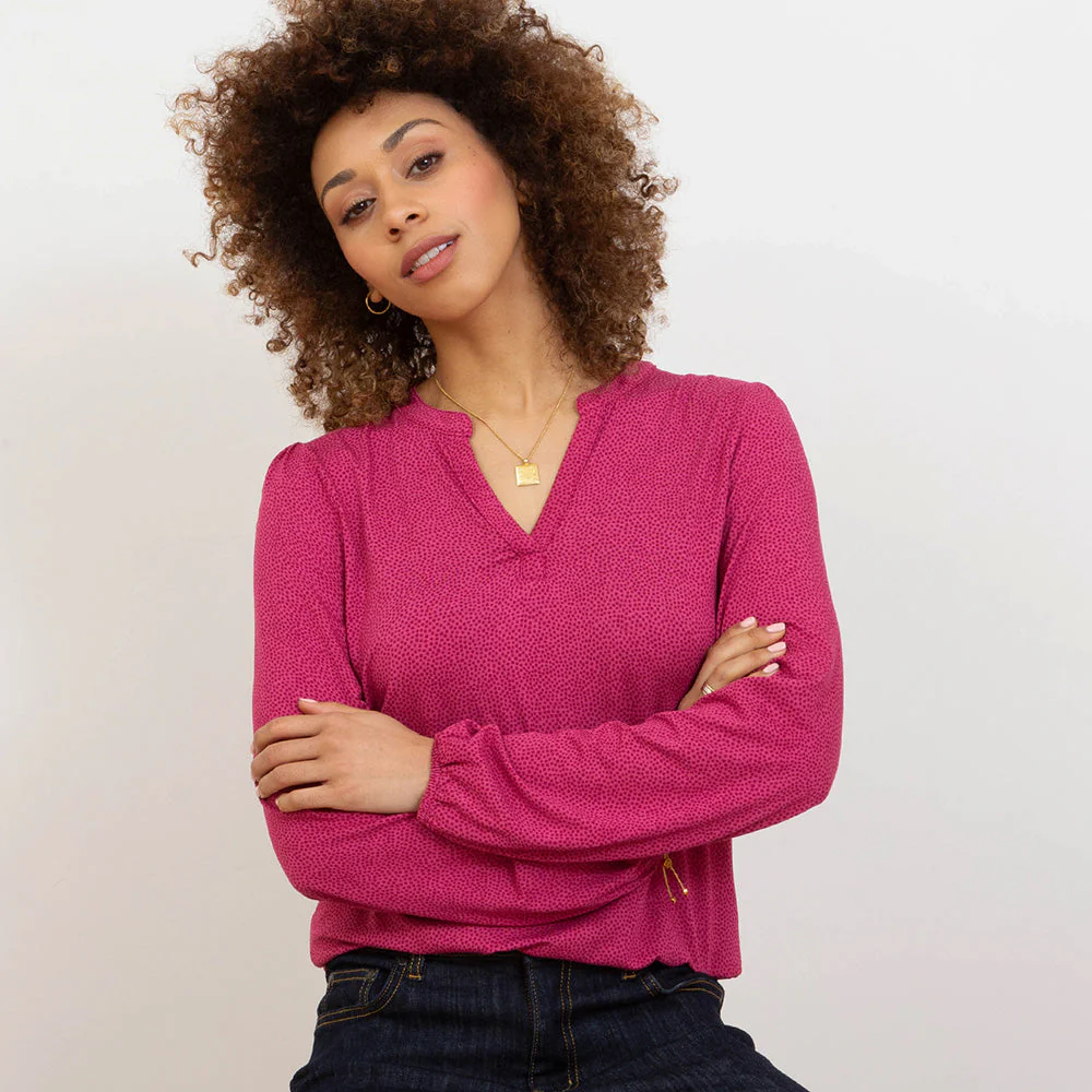 Kite Damen Swyre Jersey Shirt Berry - Image 8