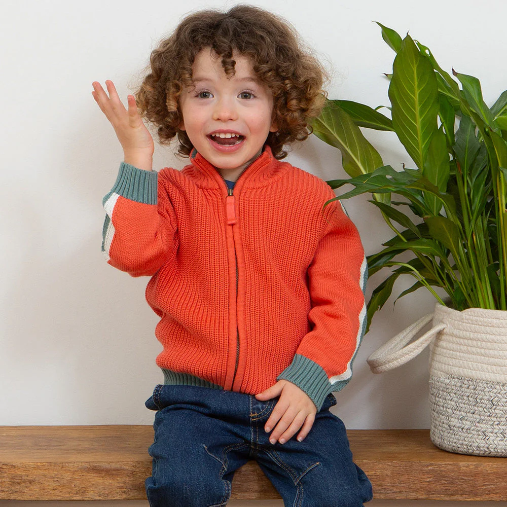 Kite Kinder Chunky Knit Zippy Bio-Baumwolle - Image 2
