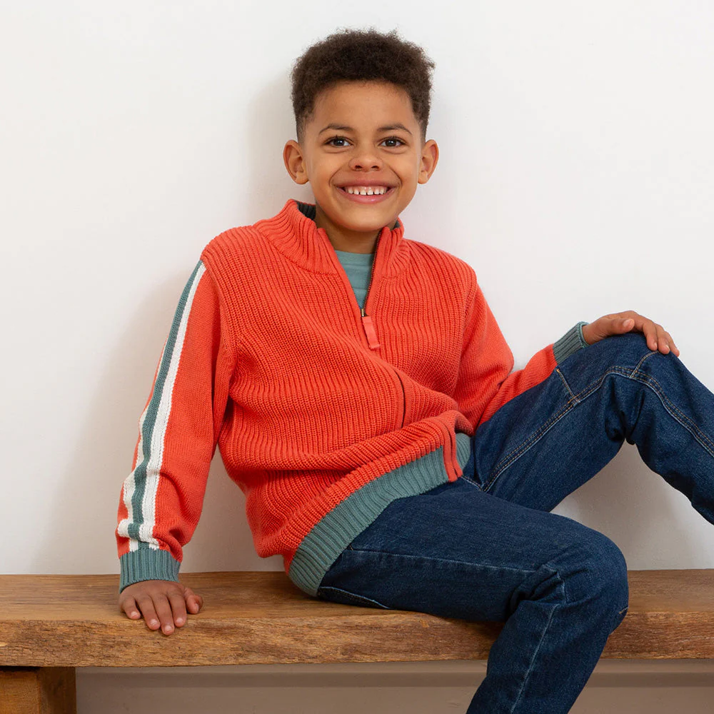 Kite Kinder Chunky Knit Zippy Bio-Baumwolle - Image 3