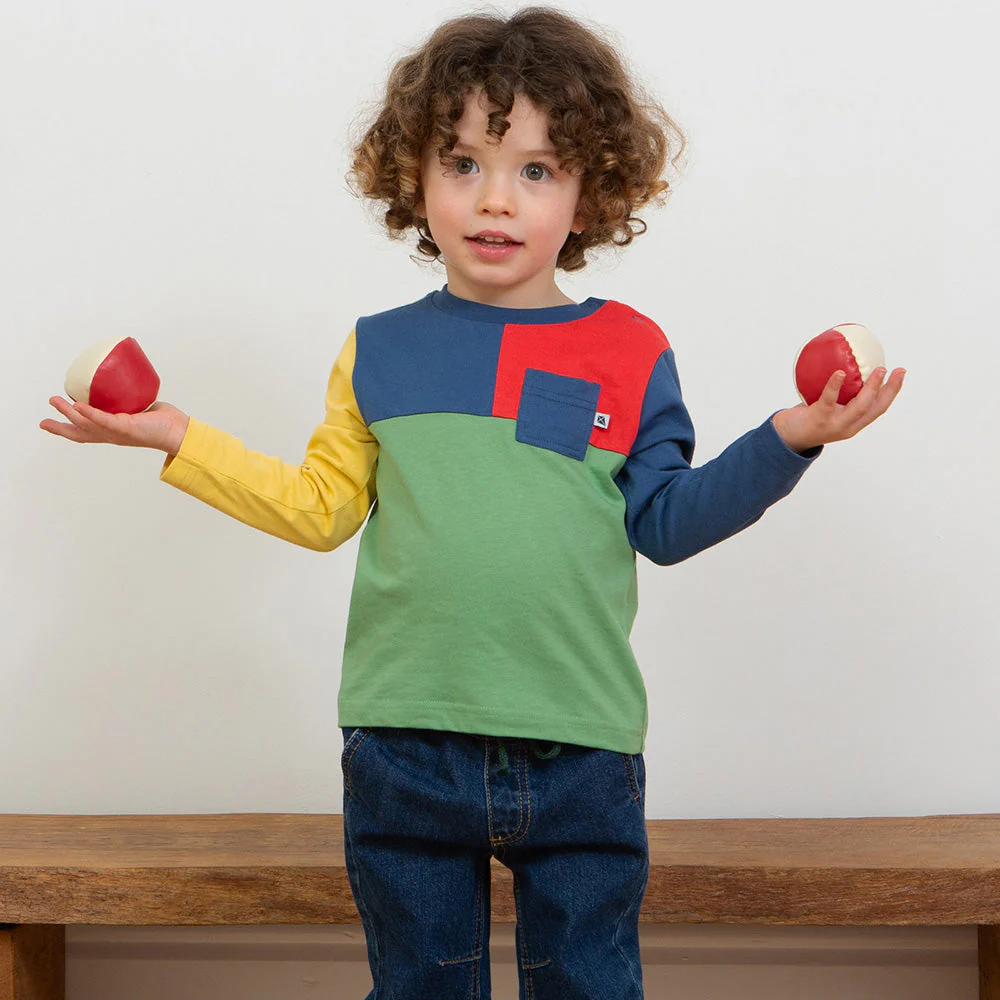 Kite Kinder Colour Block Shirt Bio-Baumwolle - Image 44