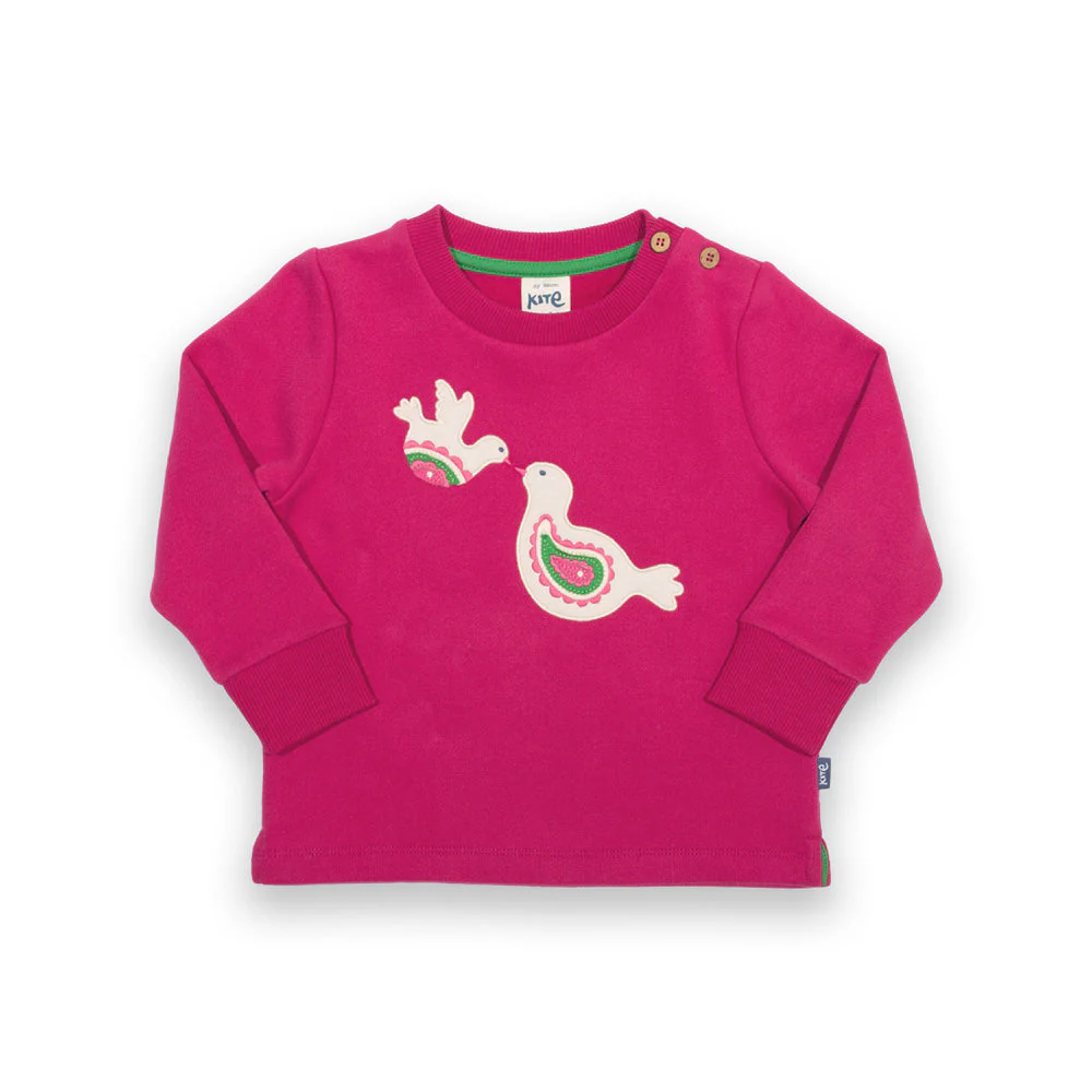 Kite Kinder Dove Love Sweatshirt Bio-Baumwolle - Image 3