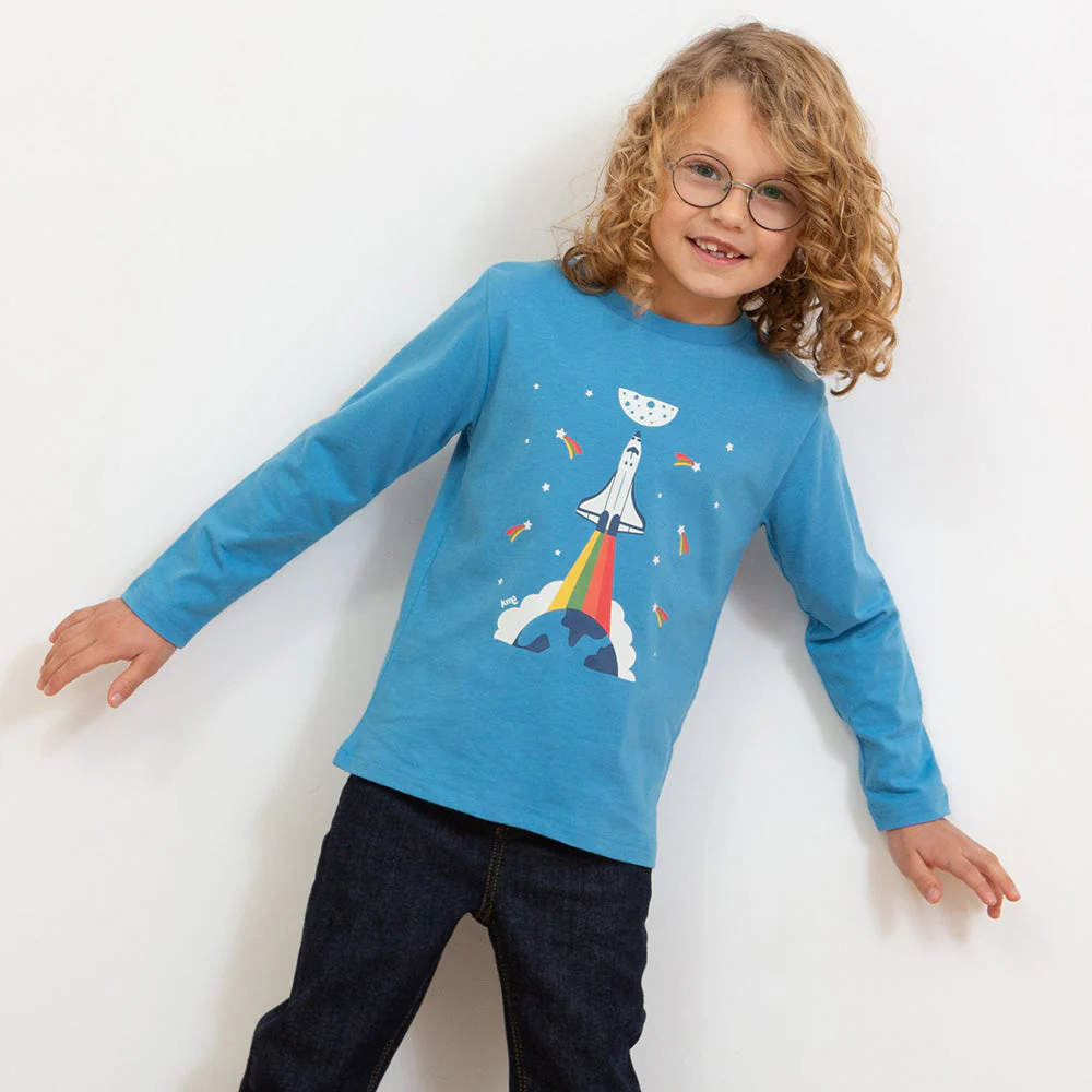 Kite Kinder Rainbow Rocket Shirt Bio-Baumwolle - Image 18