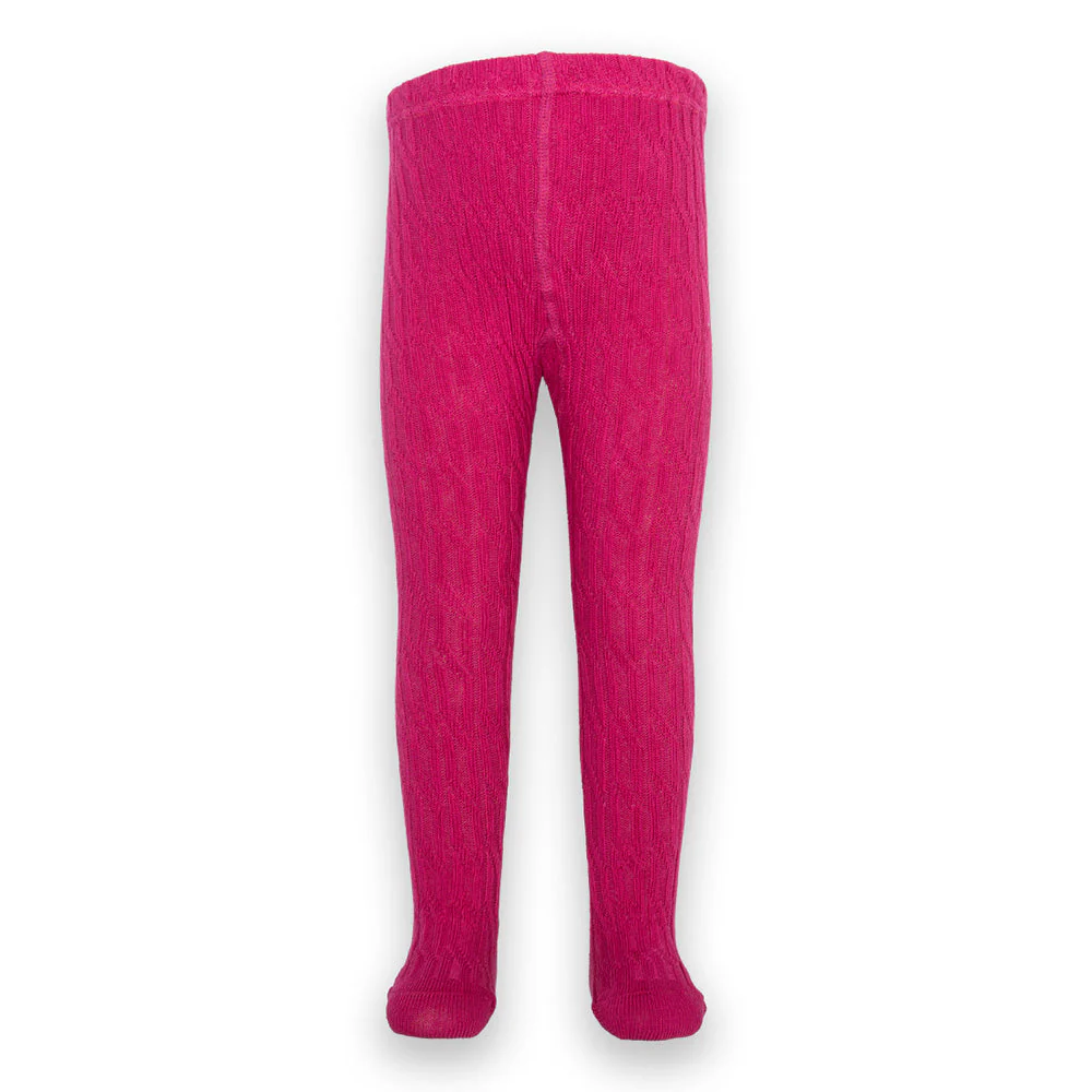 Kite Kinder Zopfmuster Strumpfhose Beery Bio-Baumwolle - Image 5