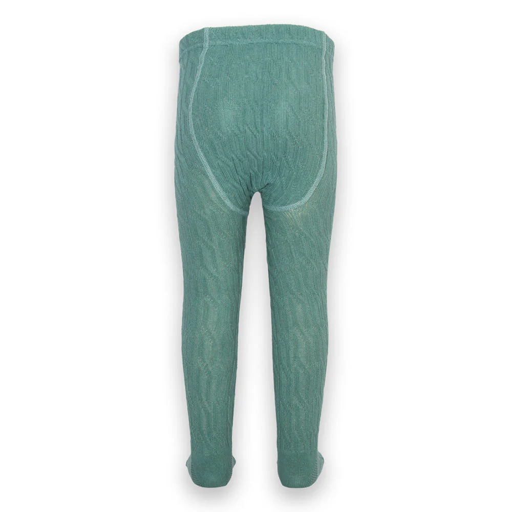 Kite Kinder Zopfmuster Strumpfhose Tannen Grün Bio-Baumwolle - Image 20