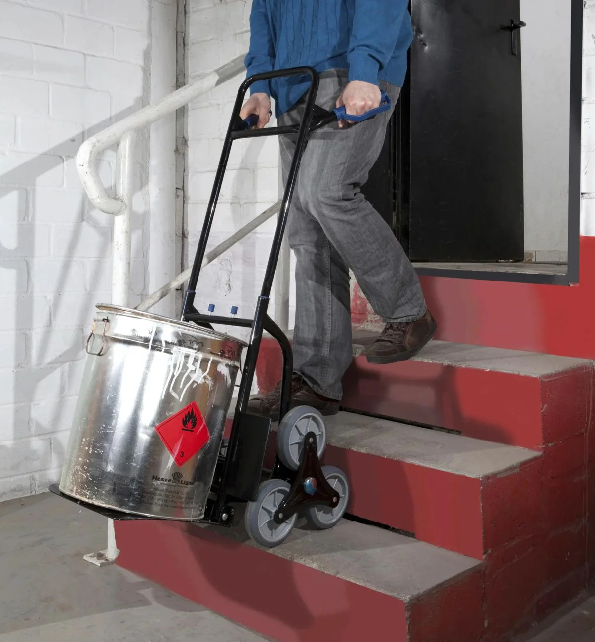 Klappbare Treppen-Sackkarre – 120 kg Tragkraft für mühelosen Transport - Image 3
