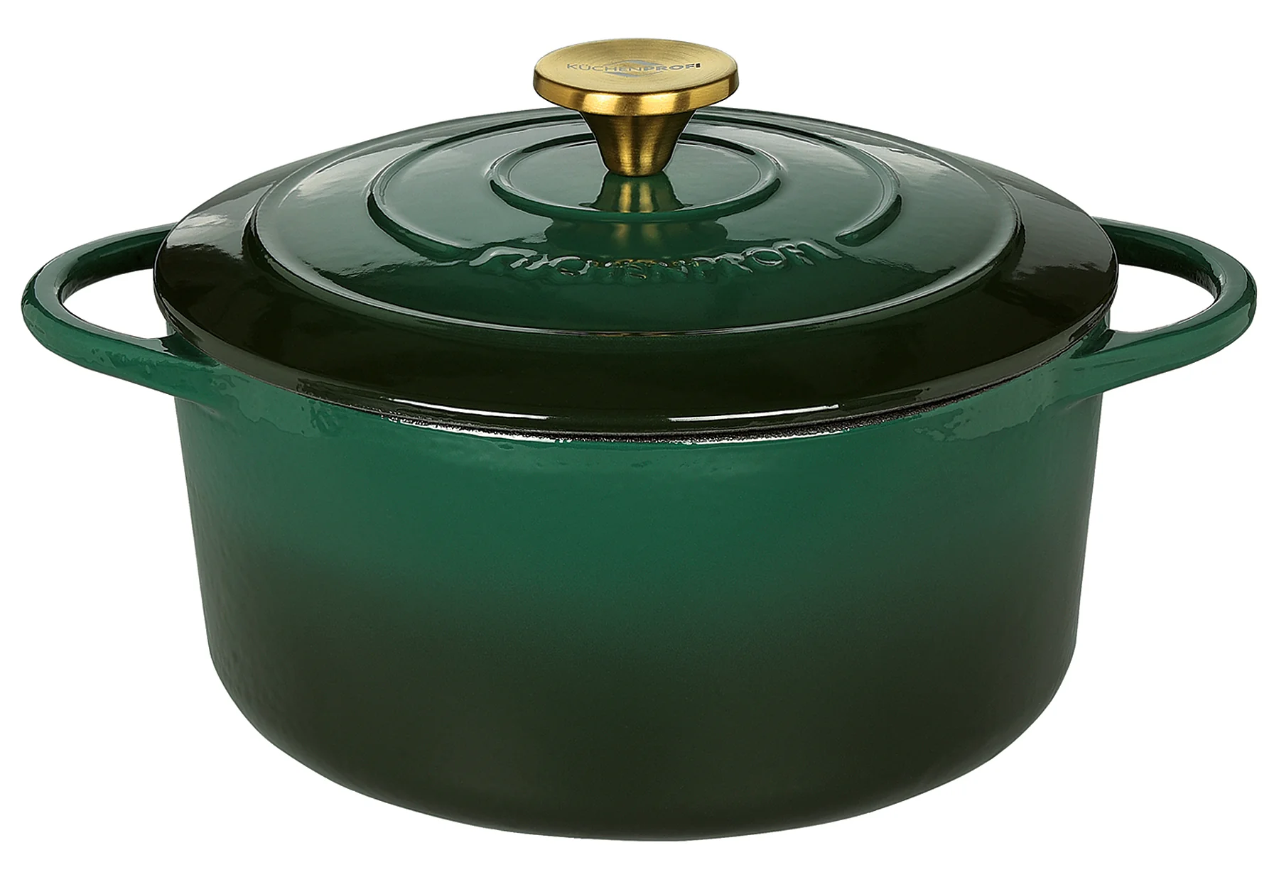 KÜCHENPROFI Bratentopf rund, 24 cm racing green PROVENCE