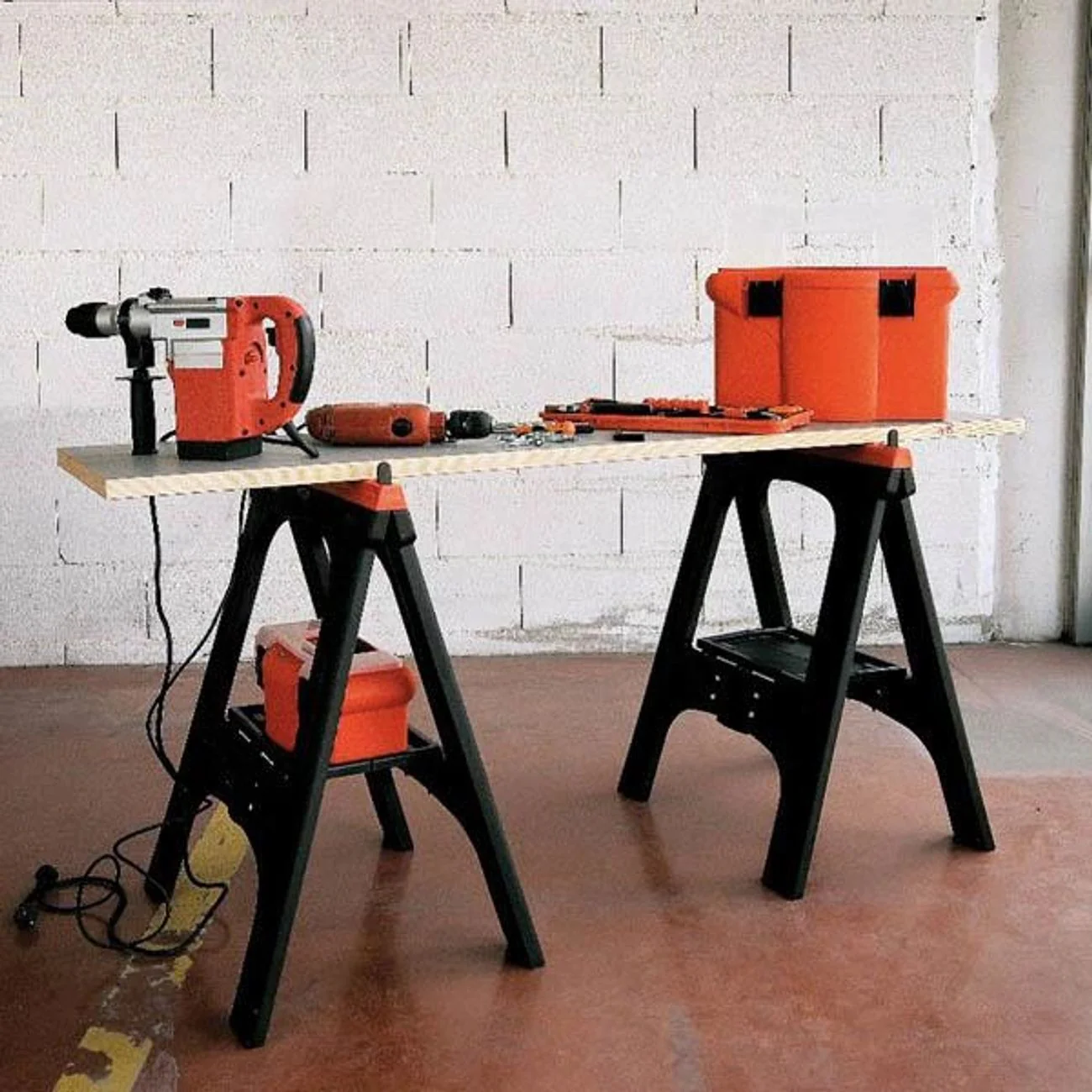 Kunststoff Allzweckbock 2er Set, 300 kg Tragkraft, klappbar - Image 3