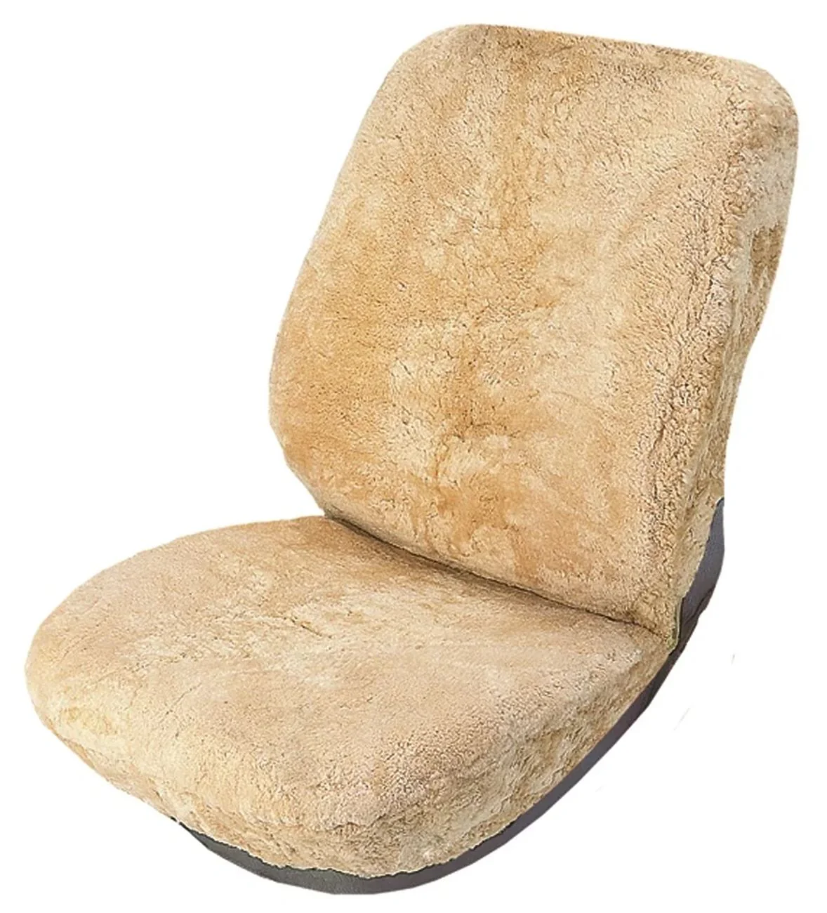 Lammfell-Sitzbezug Universal für Vordersitze - Beige - Image 2