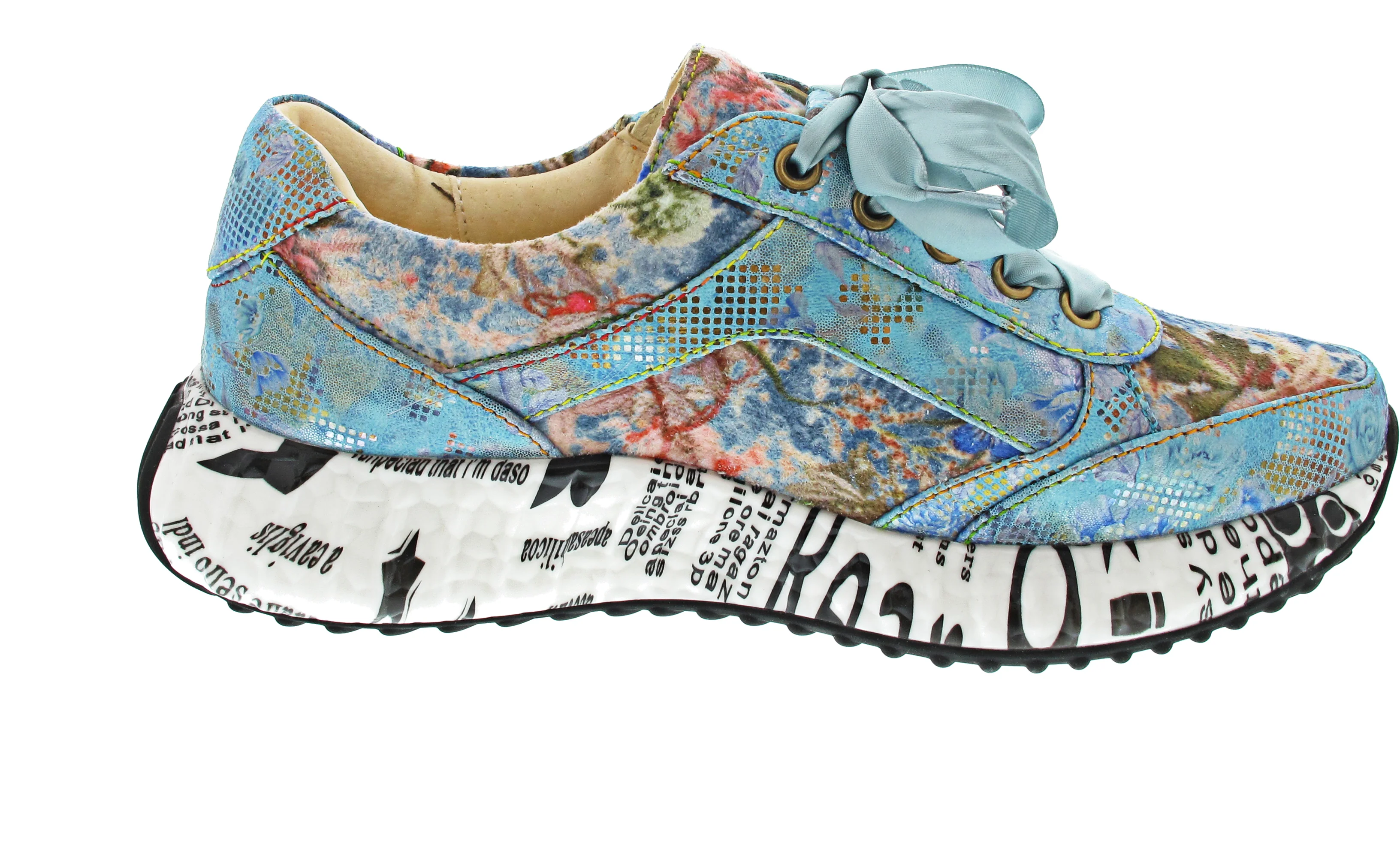 Laura Vita Sneaker low Türkis - Image 6