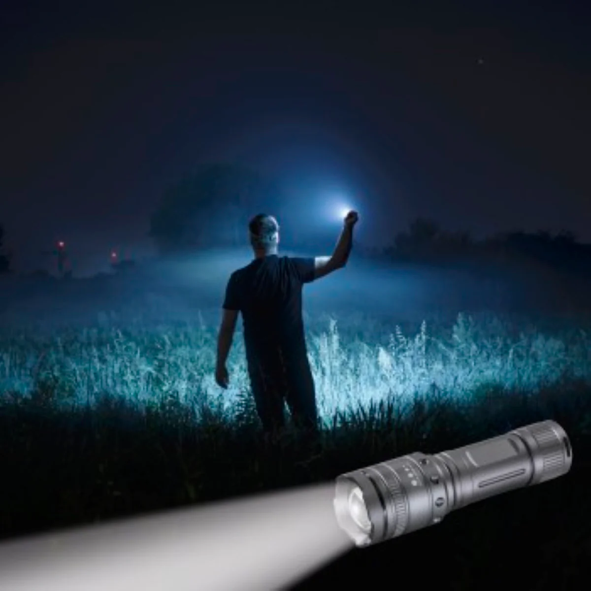 LED Alu Taschenlampe Ultra Pro 1000 Lumen - Image 5