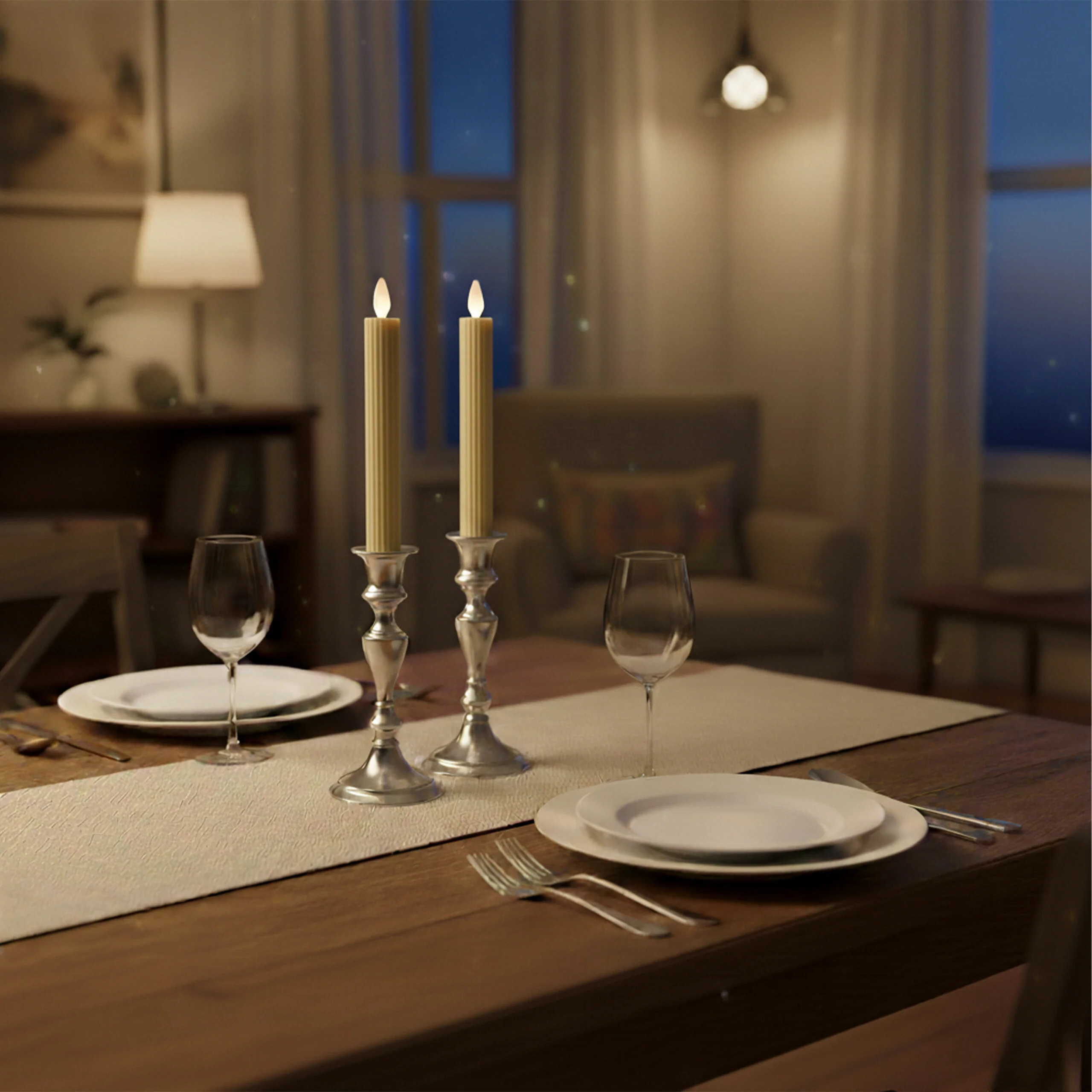 LED Stabkerzen 6er Set - Image 41