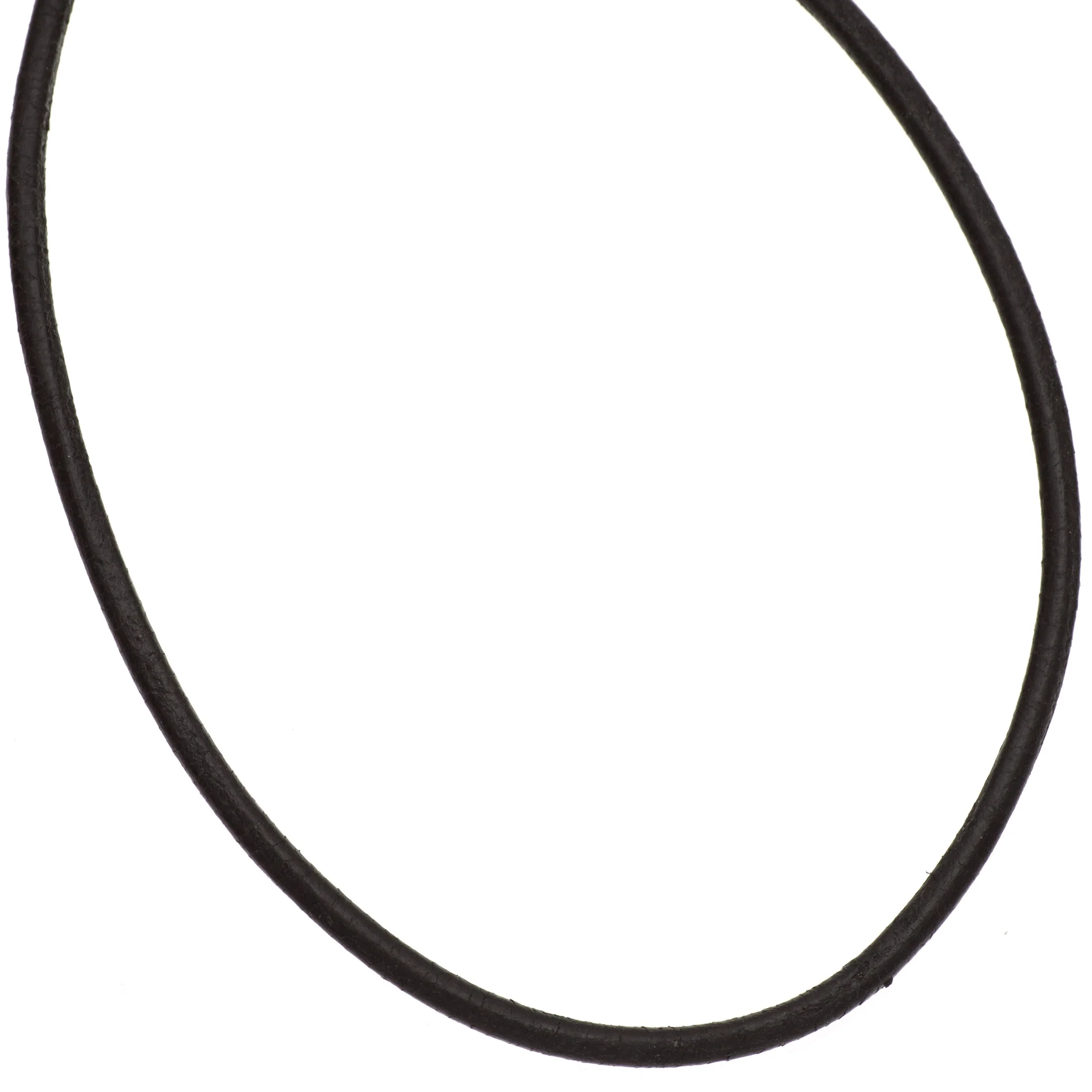 Leder Halskette Kette Schnur schwarz 100 cm - Image 2