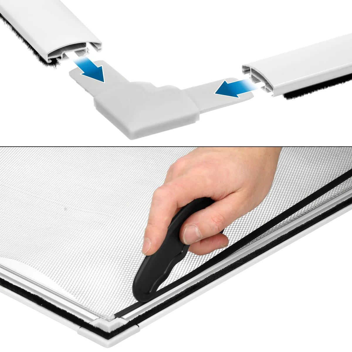 Lichtschachtabdeckung 50x115 cm mit Gitter aus Aluminium - Image 3