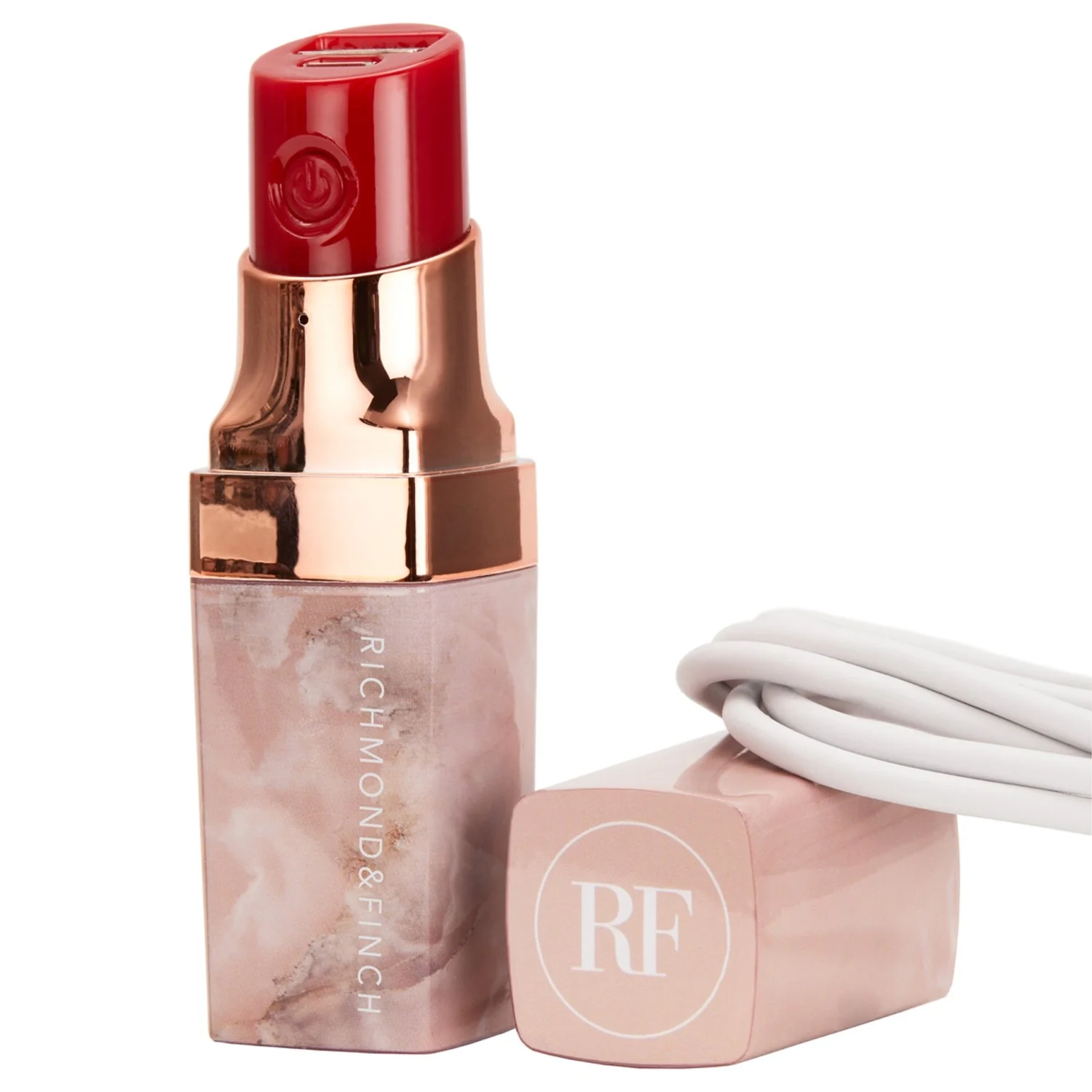 Lipstick Powerbank Pink Marble - Image 4