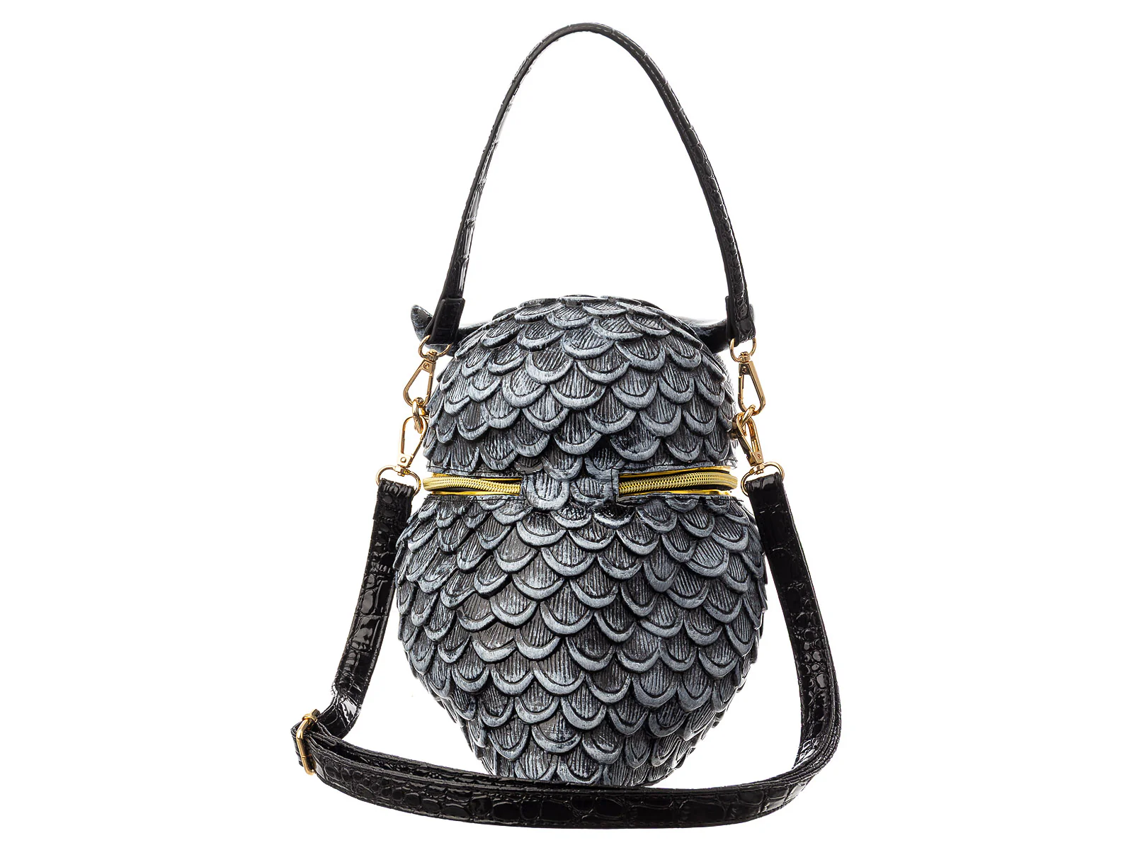 Magic Bags Tasche Umhängetasche "Eule" gold - Image 11