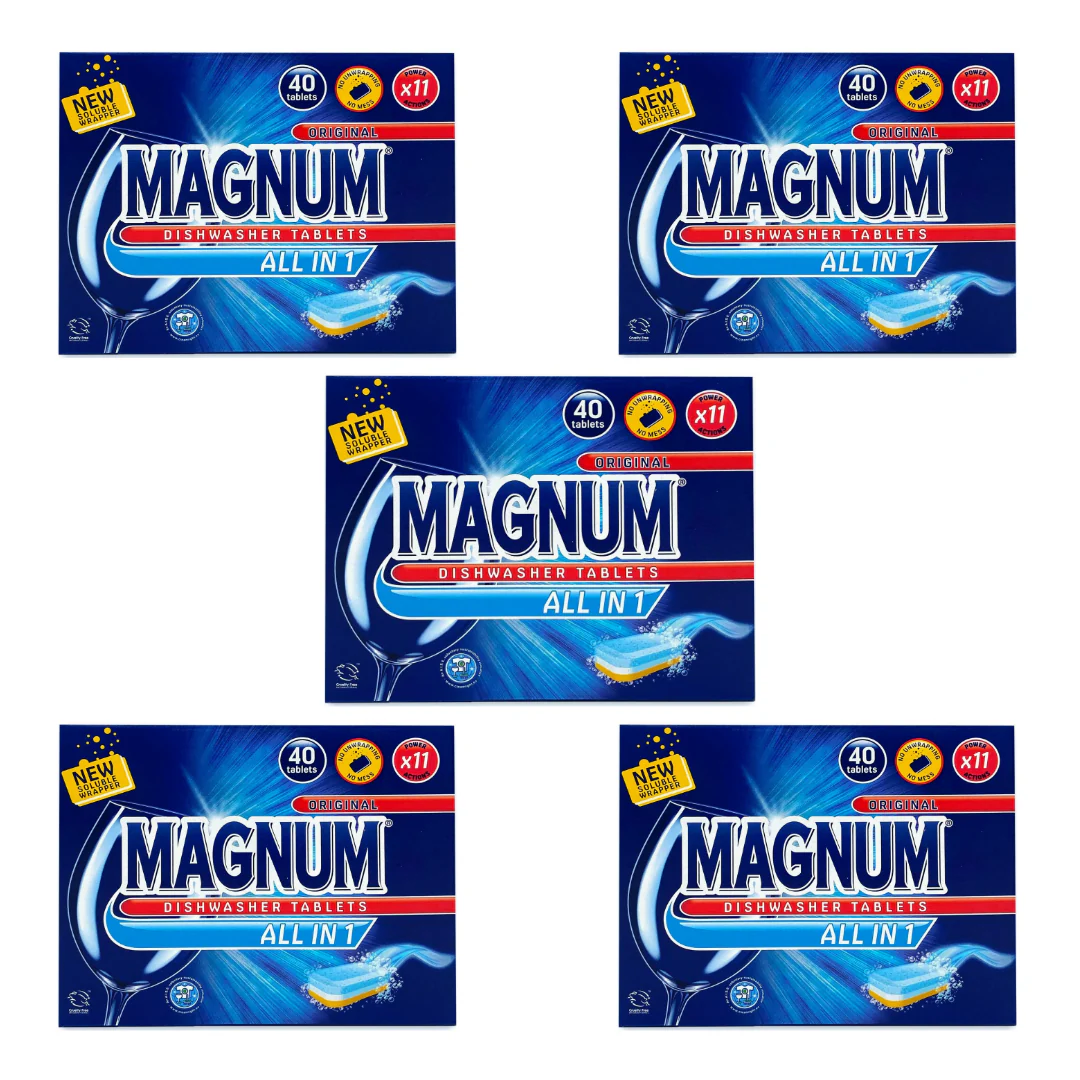 Magnum All In 1 Geschirrspültabs 200 Tabs Power X11 Actions Spülmaschinen Tabs - Image 2