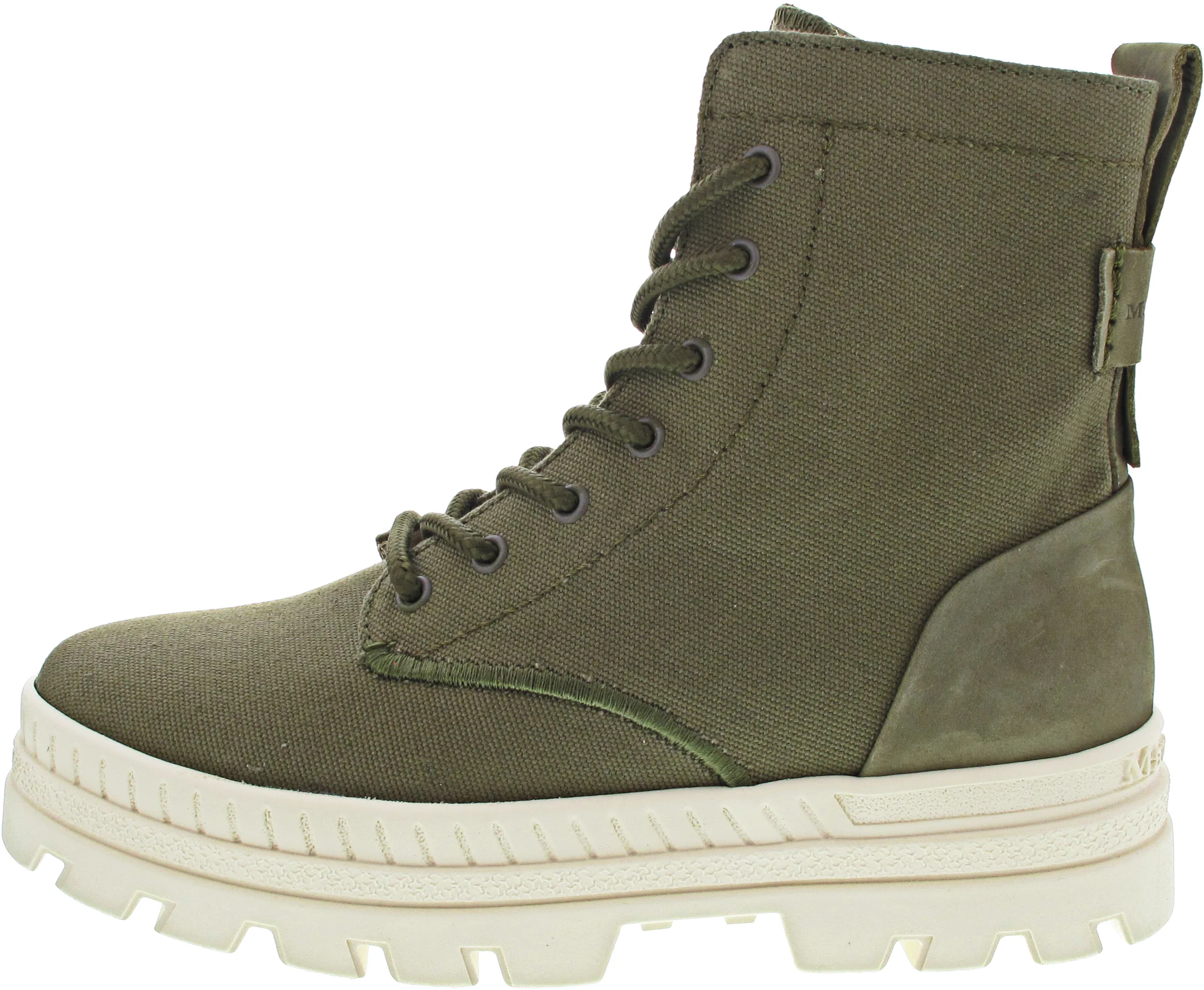 Marc O’Polo Lace Flatheel Bootie Schnürstiefel Grün