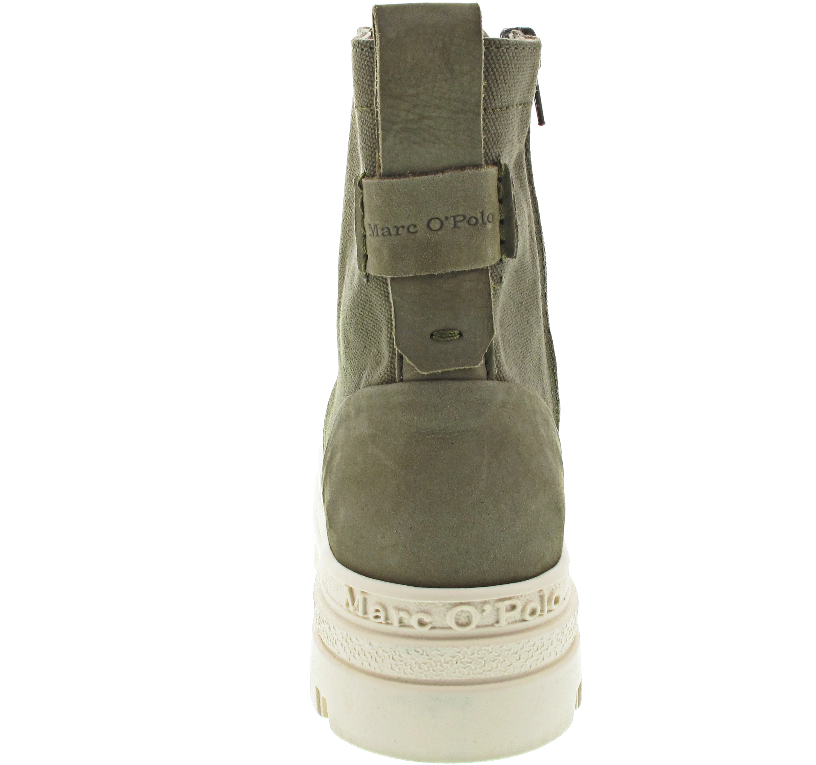 Marc O’Polo Lace Flatheel Bootie Schnürstiefel Grün - Image 2