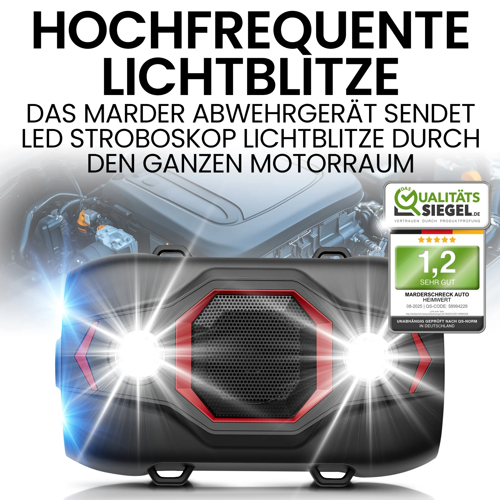Marderschreck Auto Marderschutz Marder Abwehr Profi Ultraschall sofortiger Erfolg - Image 4