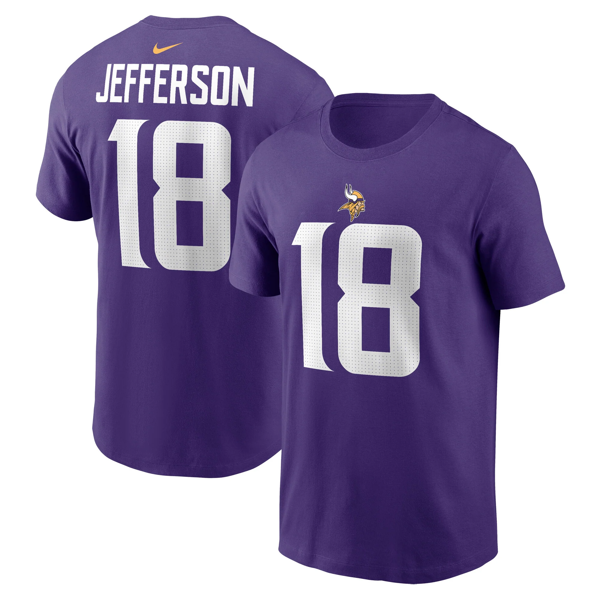 Minnesota Vikings Nike N&N T-Shirt Jefferson 18 - Image 5