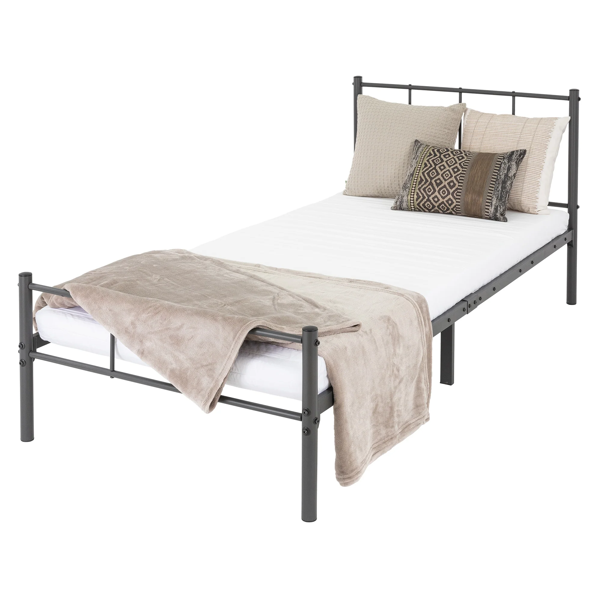 ML-Design Metallbett anthrazit, 90x200 cm, aus Stahlrahmen pulverbeschichtet - Image 6