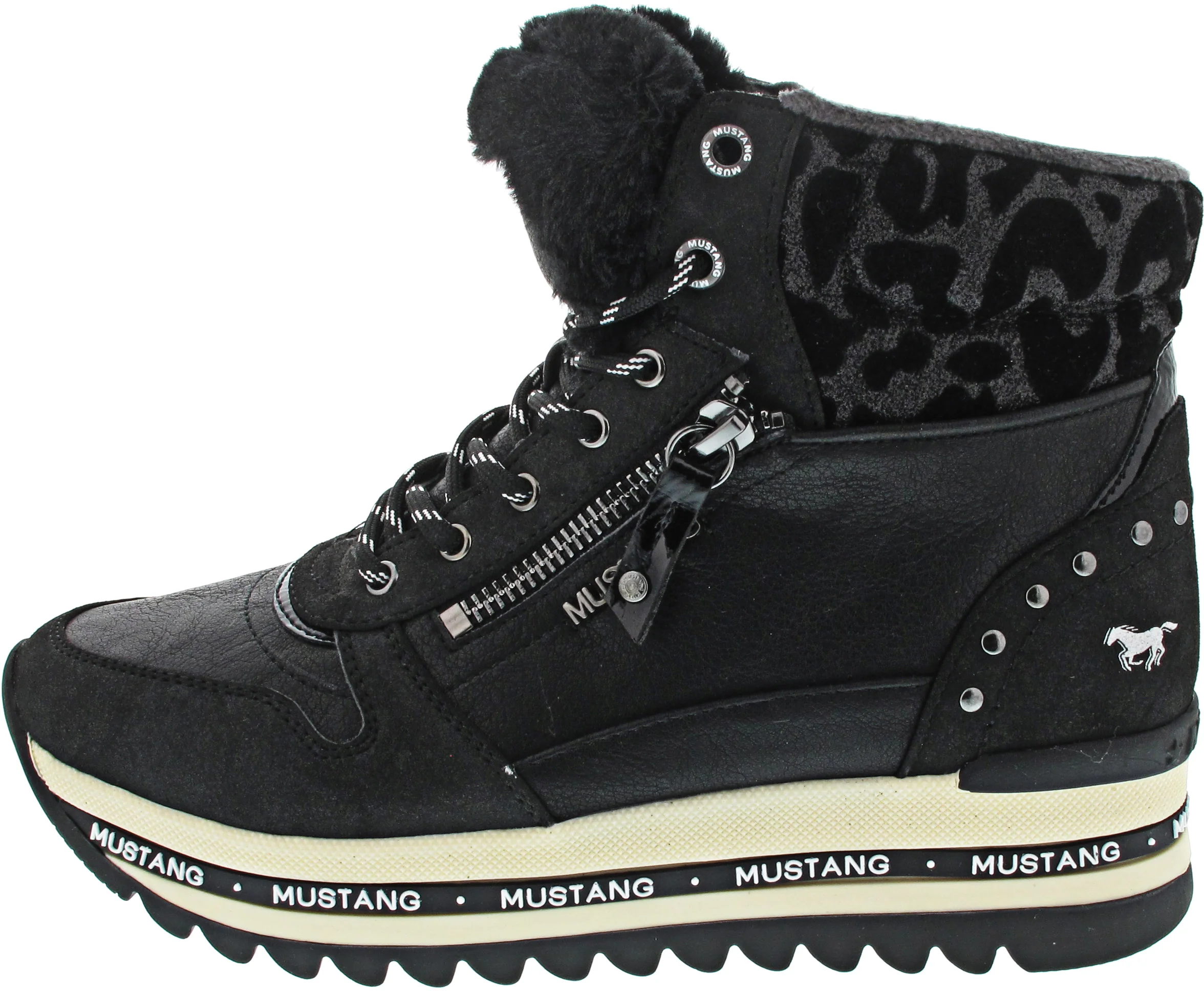 Mustang Sneaker high Schwarz - Image 5
