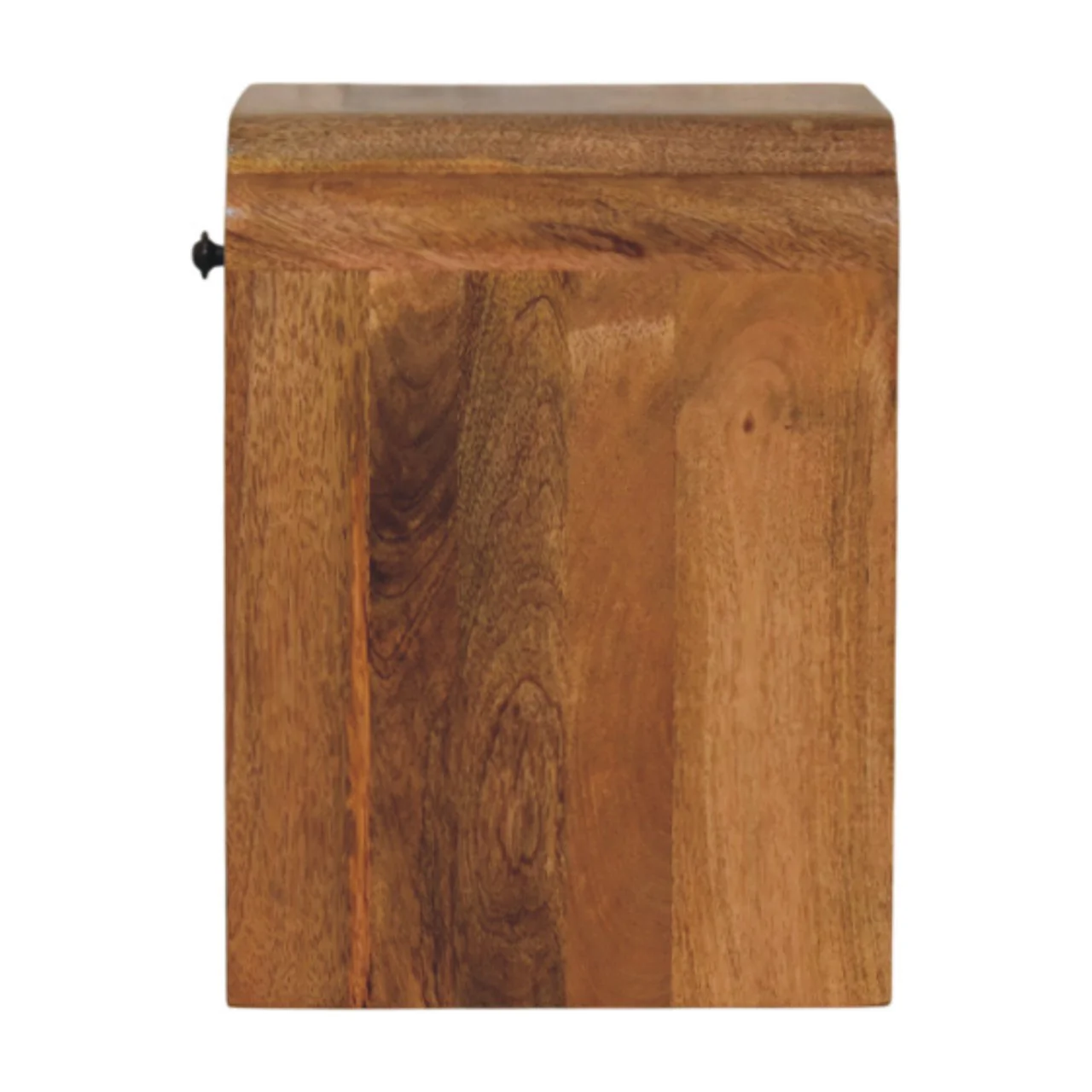 Nachttisch Massivholz Newton Mini Oak-ish, 1 Schublade und Offenes Regal, Beige - Image 10
