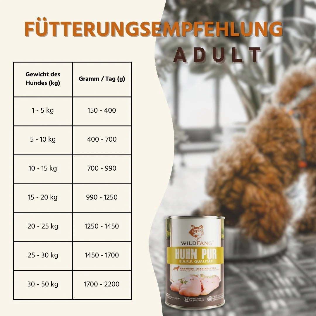 Nassfutter Huhn pur - BARF Qualität - 6er Set - Image 6