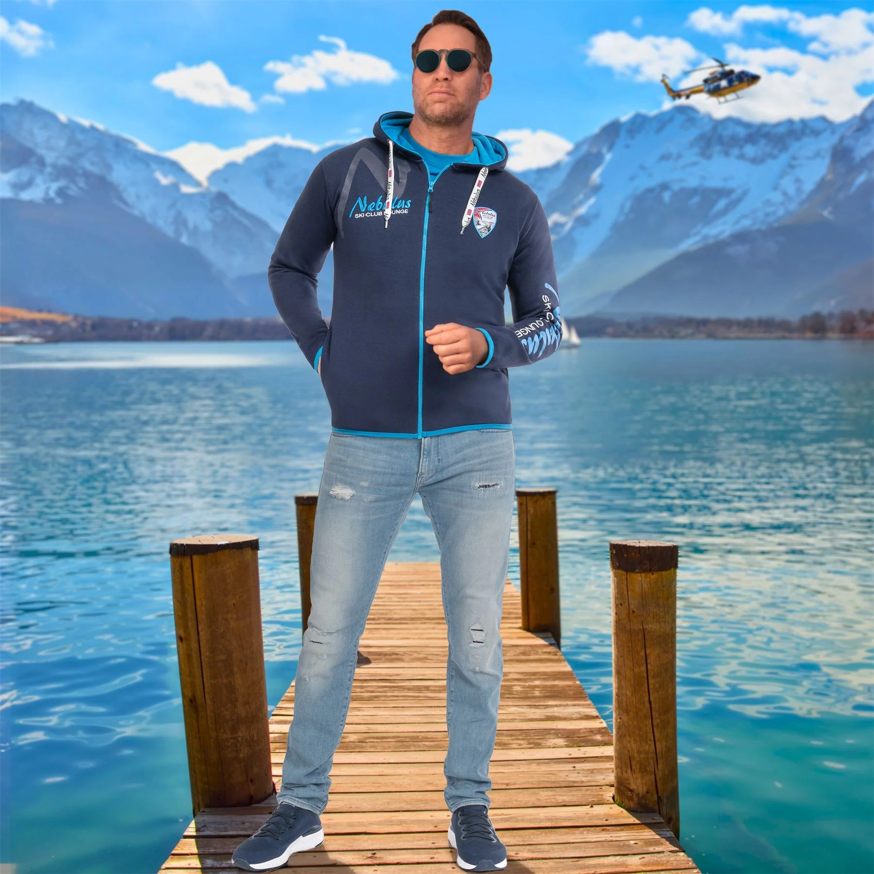 Nebulus Sweatjacke CLUBLOUNGE - Image 43
