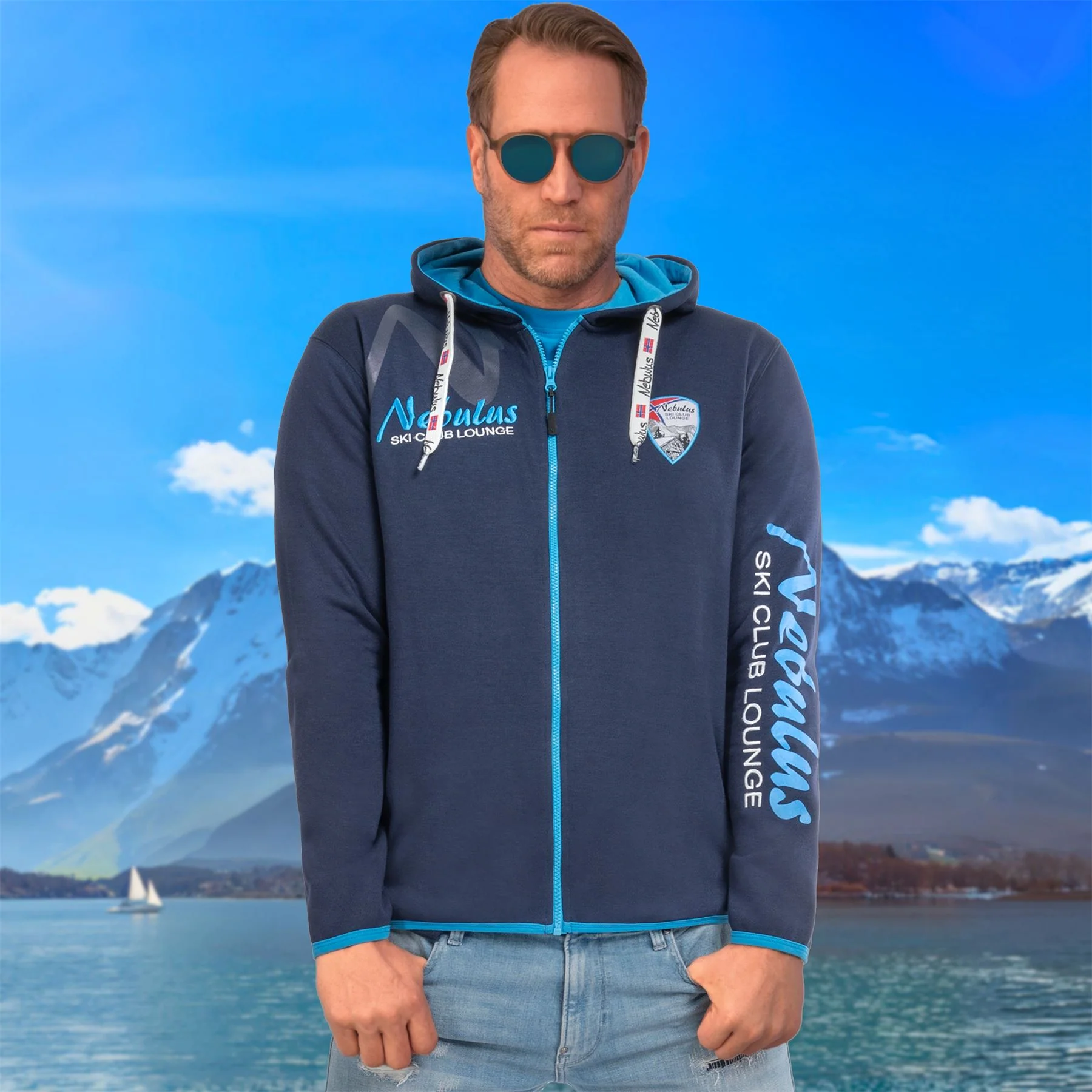 Nebulus Sweatjacke CLUBLOUNGE - Image 54