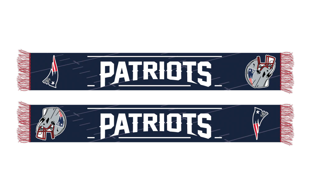 New England Patriots HD Knitted Jaquard Scarf  145x20cm
