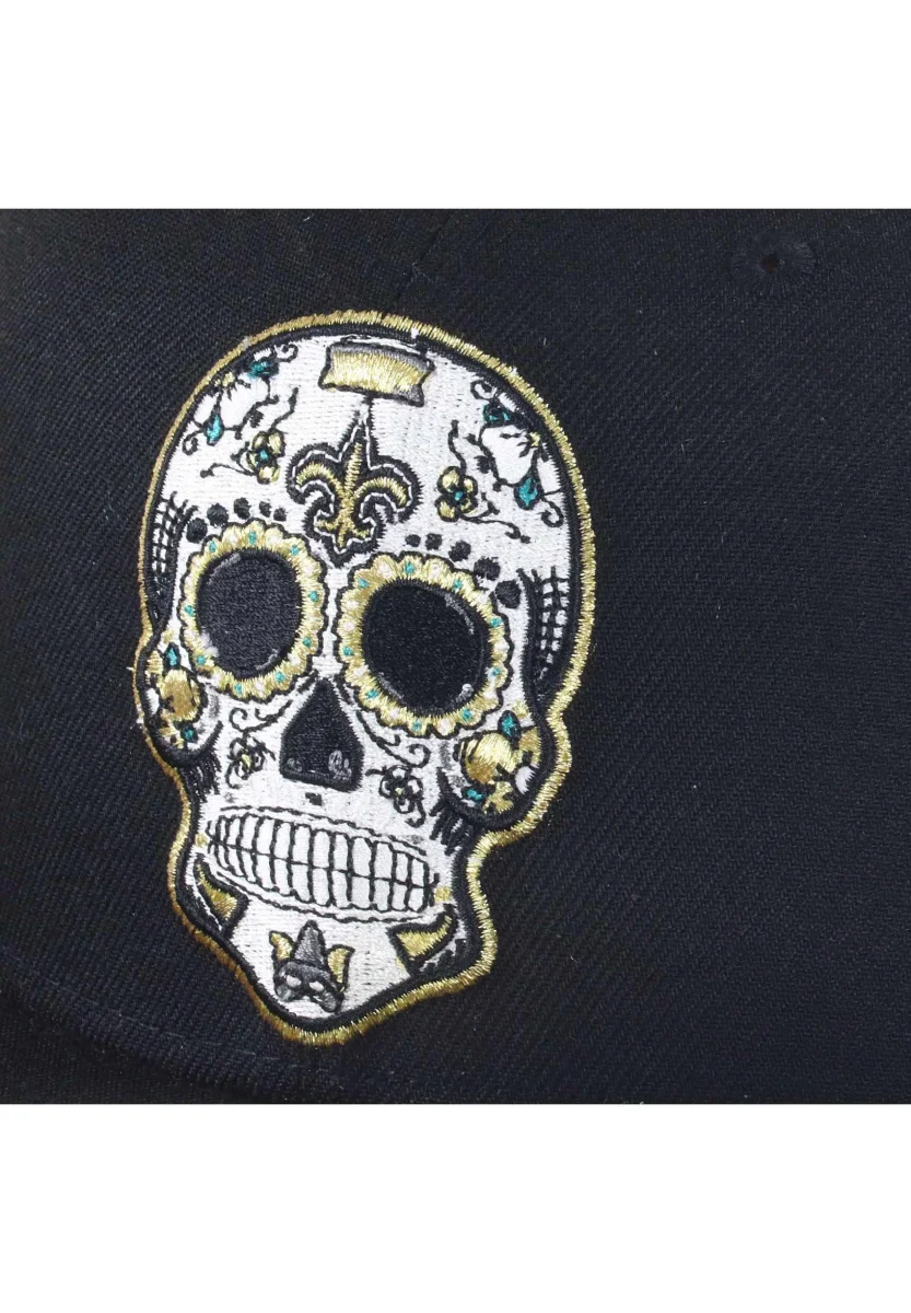 New Era New Orleans Saints Sugar Skull 59Fifty Basecap schwarz 8 - Image 3