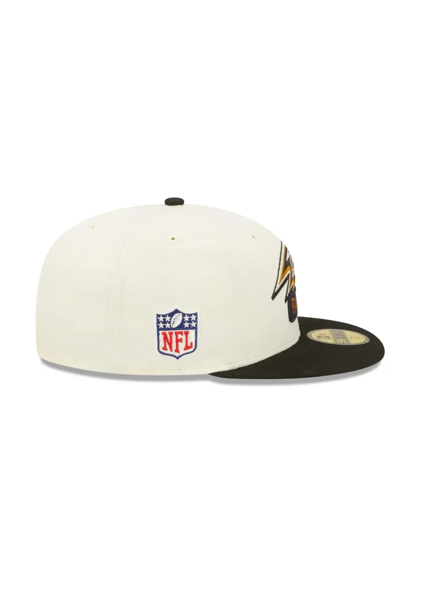 New Era NFL Baltimore Ravens 2022 Sideline Chrome White 59Fifty Basecap  Weiss 7 7/8 - Image 6