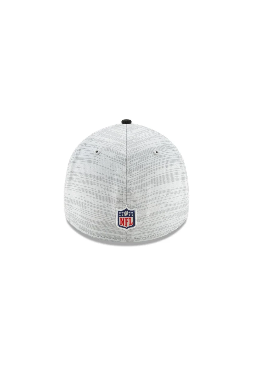 New Era -NFL- Pittsburgh Steelers Training 2021 Grey 39Thirty Stretch Cap Grau S-M - Image 4