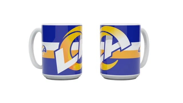 NFL Los Angeles Rams Tasse  'Triple Logo ' 450ml