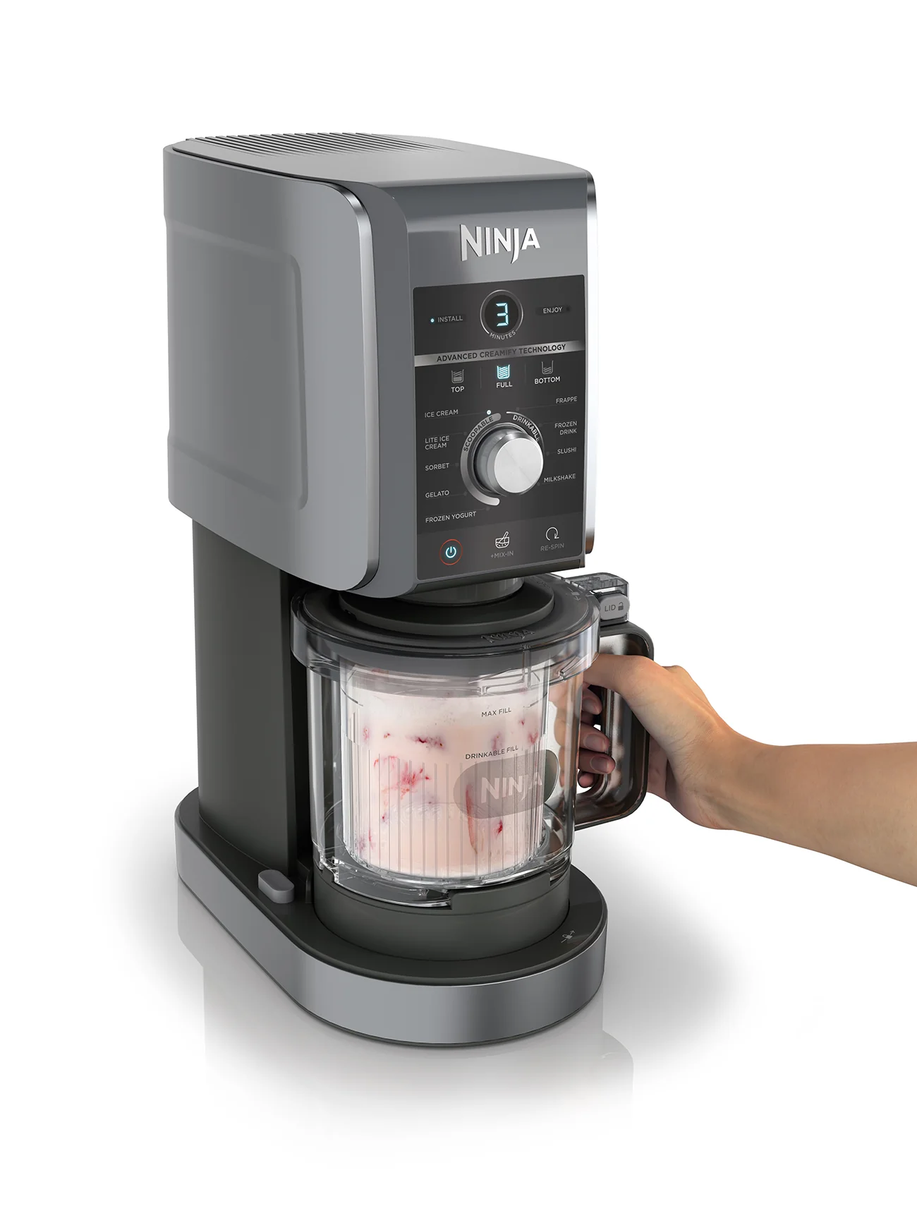 Ninja Creami Deluxe NC502EU, Eismaschine, 10 Programme, Spülmaschinenfeste Teile - Image 4