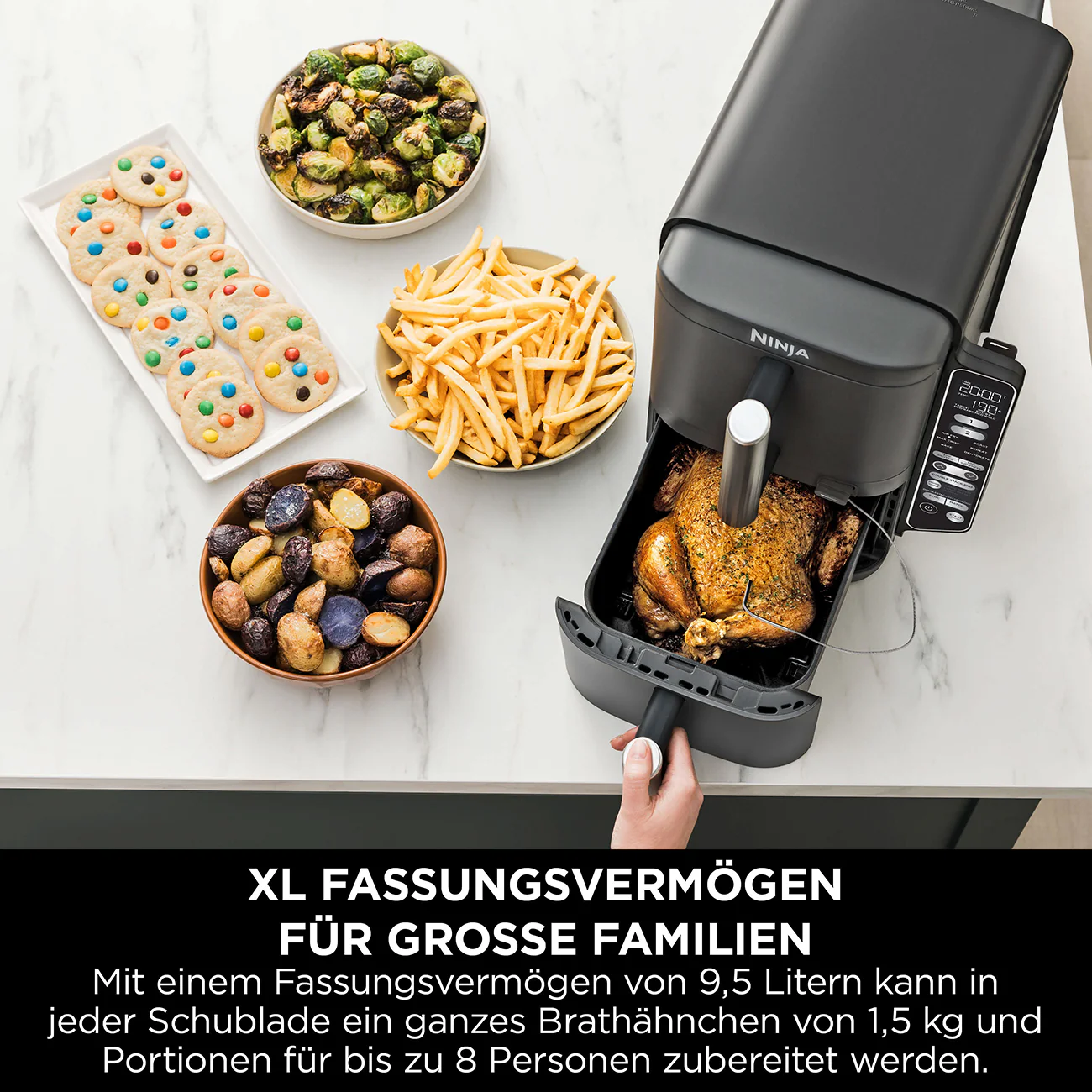 Ninja Double Stack XL SL451EU Heißluftfritteuse - Image 6