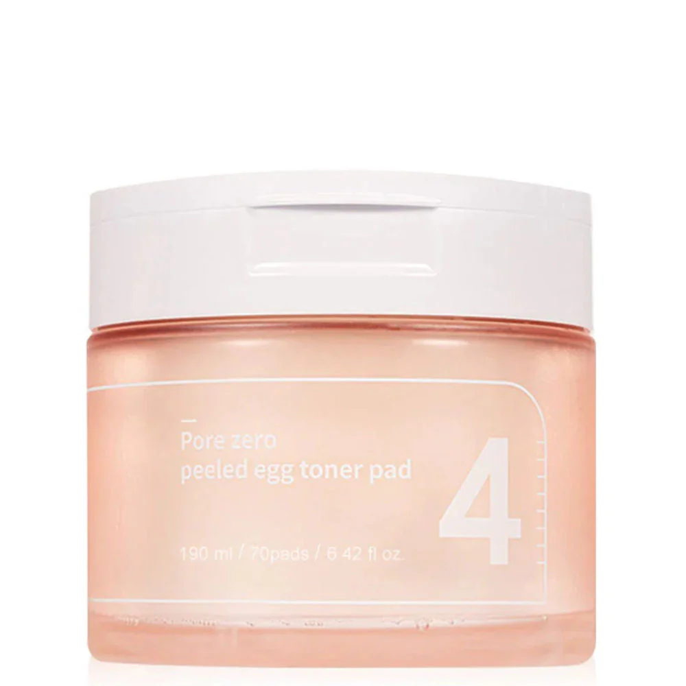 No.4 Pore Zero Peeled Egg Toner Pad – 70 Pads - 190 ml