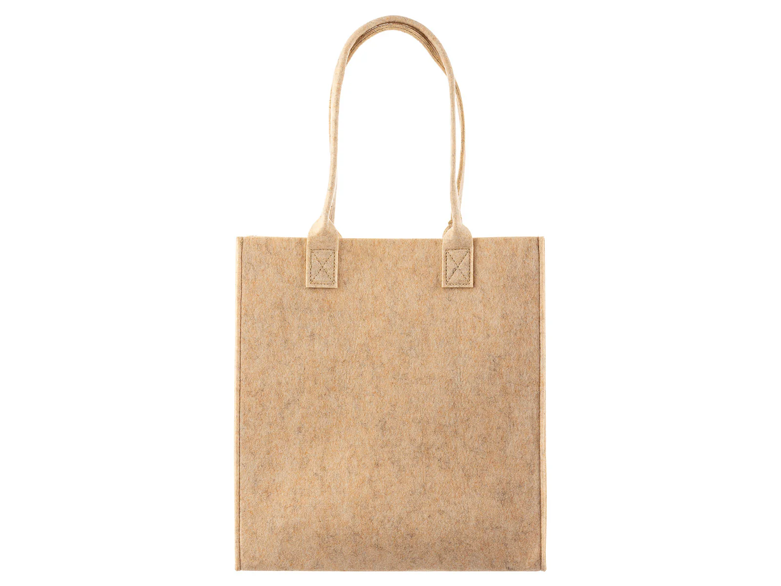 Noor Living Filztasche Shopper 32124 Blumenwiese Holzbiene grau - Image 7