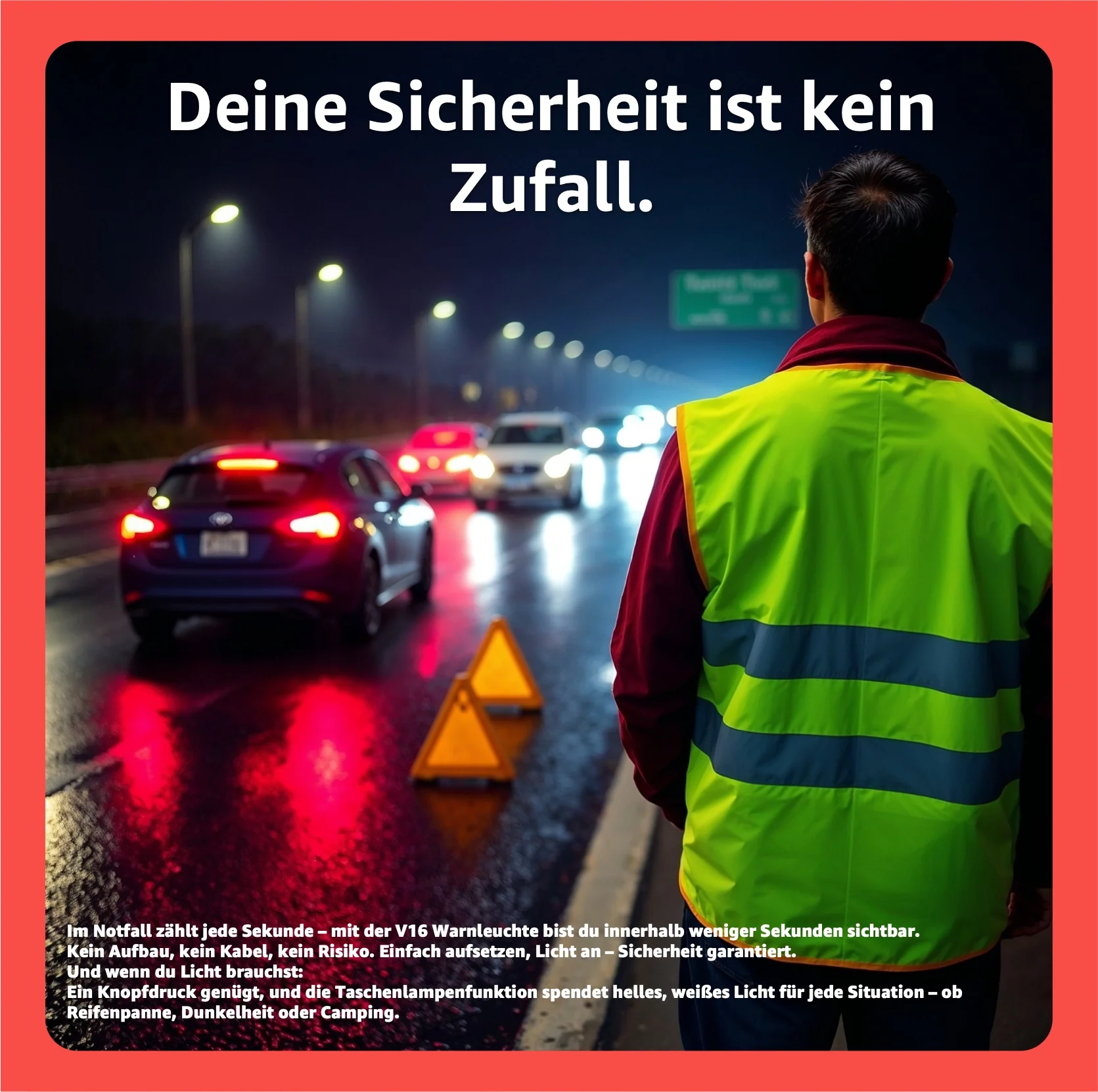 Notfall-Warnleuchte V16 EU – Pannenlicht & Signallicht – vorgeschrieben ab 2026 in Spanien - Image 11