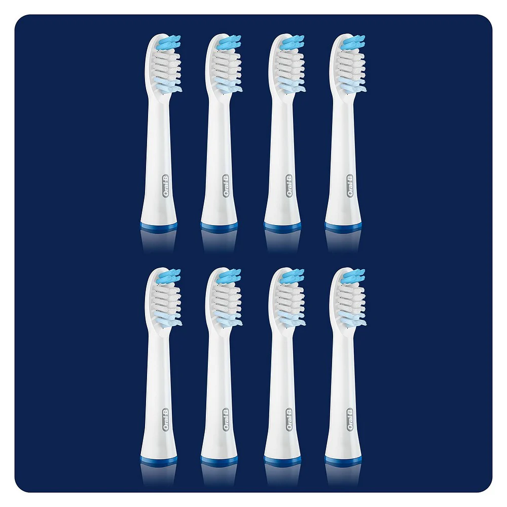 Oral-B Pulsonic Clean Aufsteckbürsten für Schallzahnbürsten, 8 Stück
